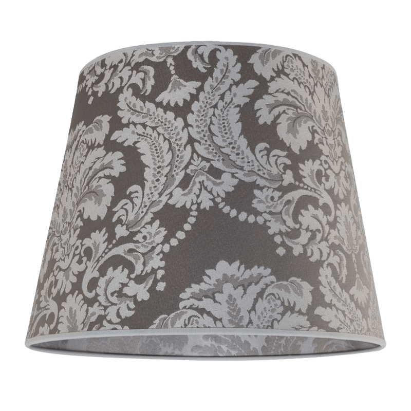 Lampenschirme Lampshade, Muster, Grau, Florales, Stoff
