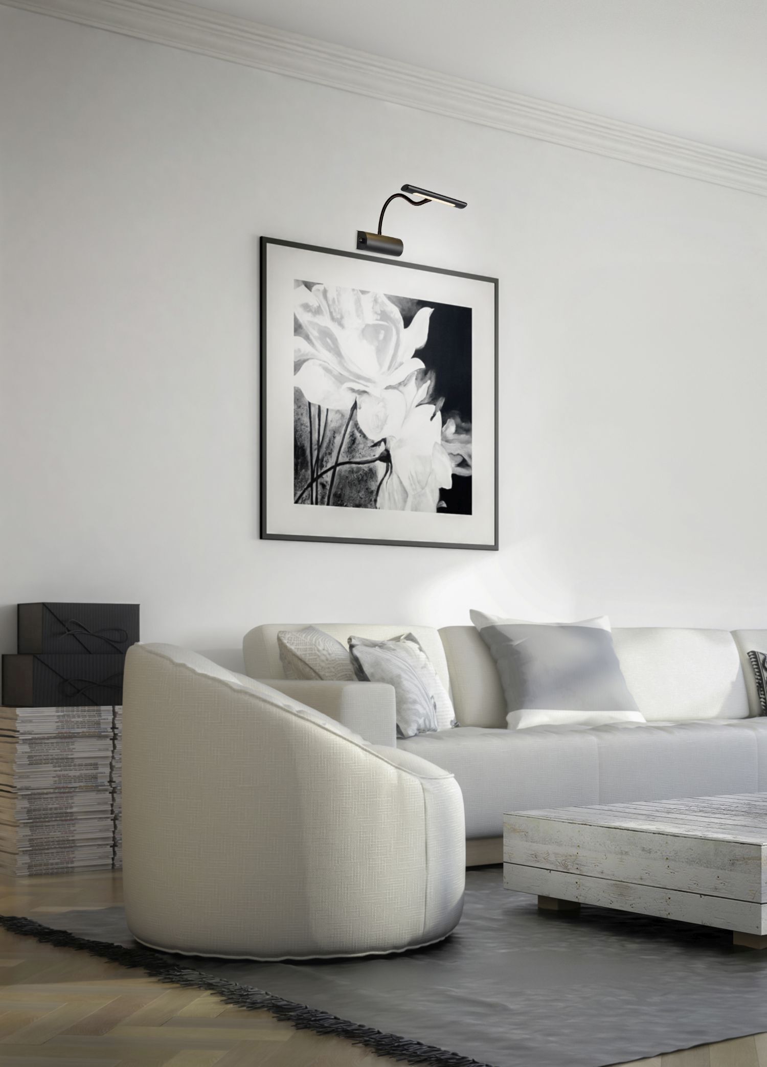 Dekoration für Zuhause, Mobiliar, Wohnzimmer, Couch, Gemälde