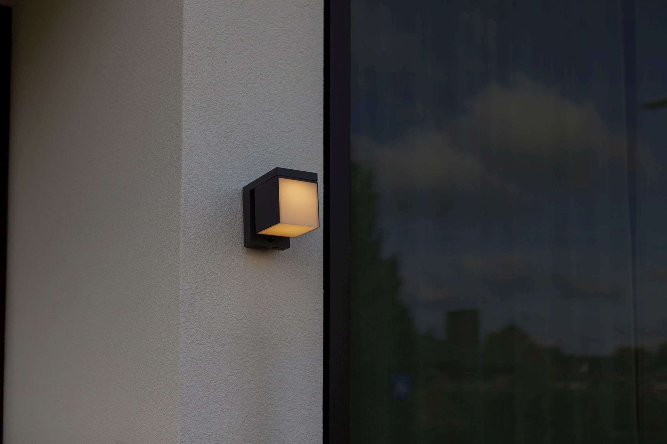 Applique solaire LED Détecteur de mouvement IP54 H:13,5 cm