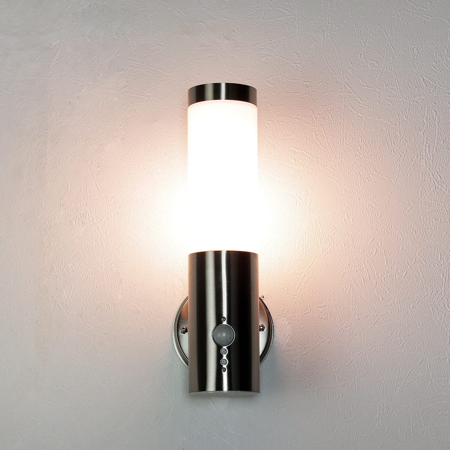 Außenlampe mit Bewegungssensor Edelstahl IP44 Leuchte, Deckenleuchte