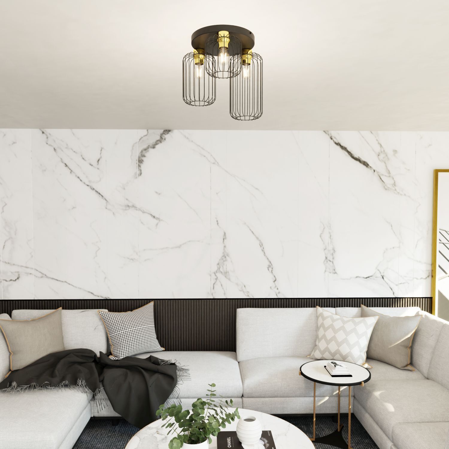 Innenarchitektur, Wohnzimmer, Couch, Dekoration für Zuhause, Buch