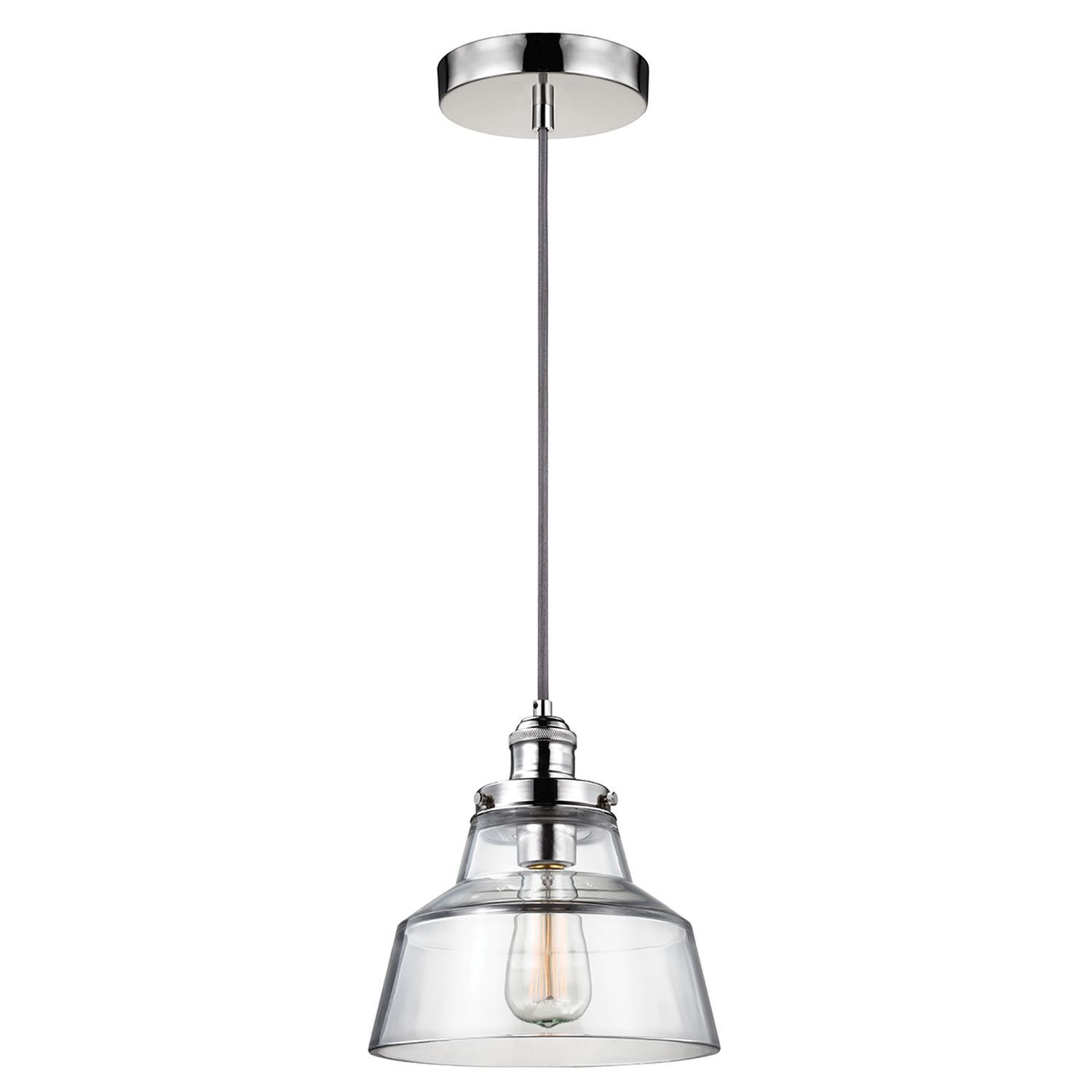 Hängeleuchte Glas Industrie Look Esstisch Küche Leuchte, Lampe, Deckenleuchte
