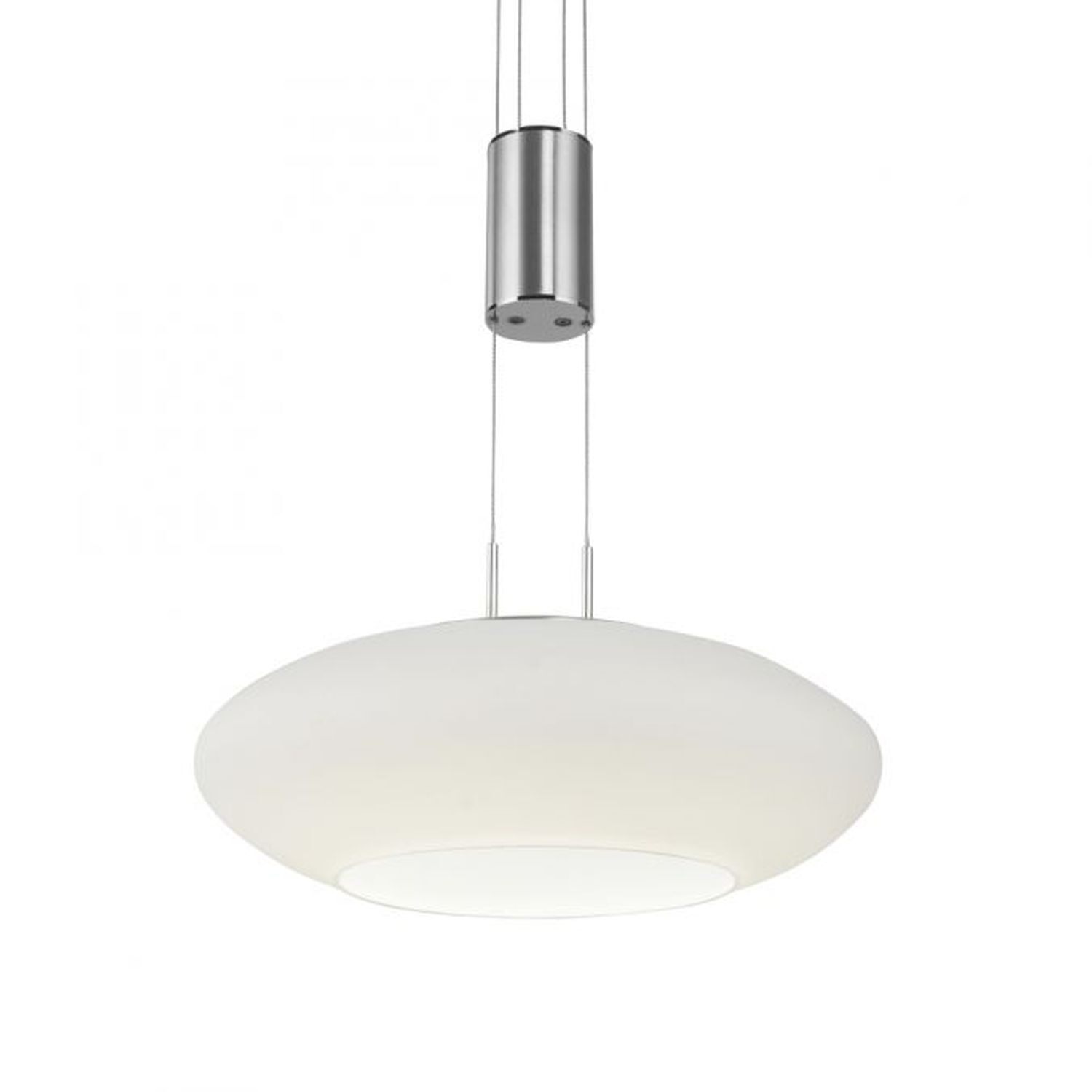 LED Hängelampe Glasschirm dimmbar Fernbedienung 4350 lm Leuchter, Lampe, Deckenleuchte