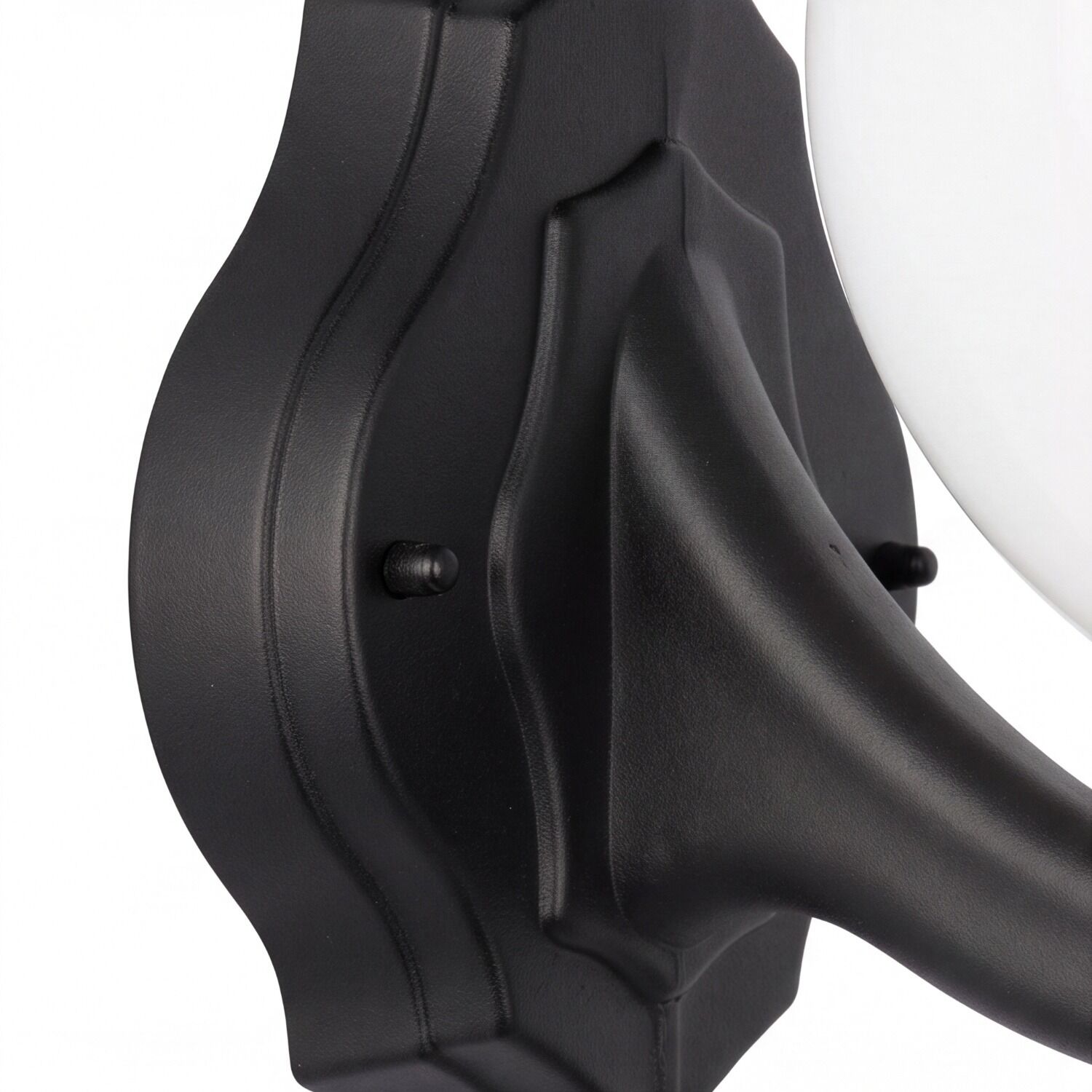 le51423-wandlampe-terrasse-eingangsbereich-aussen-metall-glas-klassisch-ip44-schwarz-weiss-04 klicken, erscheint, Schwarz, Montagehalter, Träger