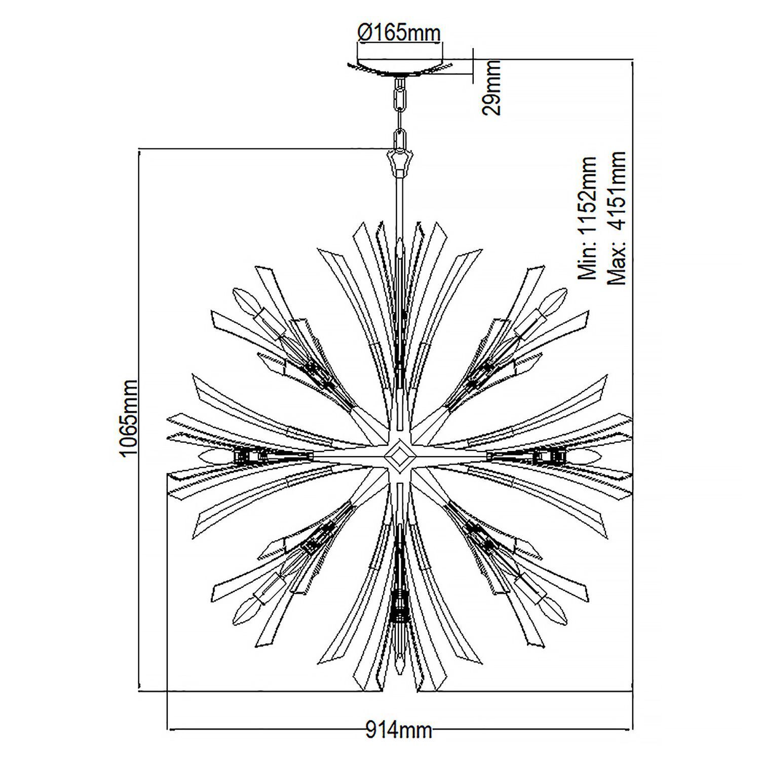 Gras, Pflanze, Kronleuchter, Lampe