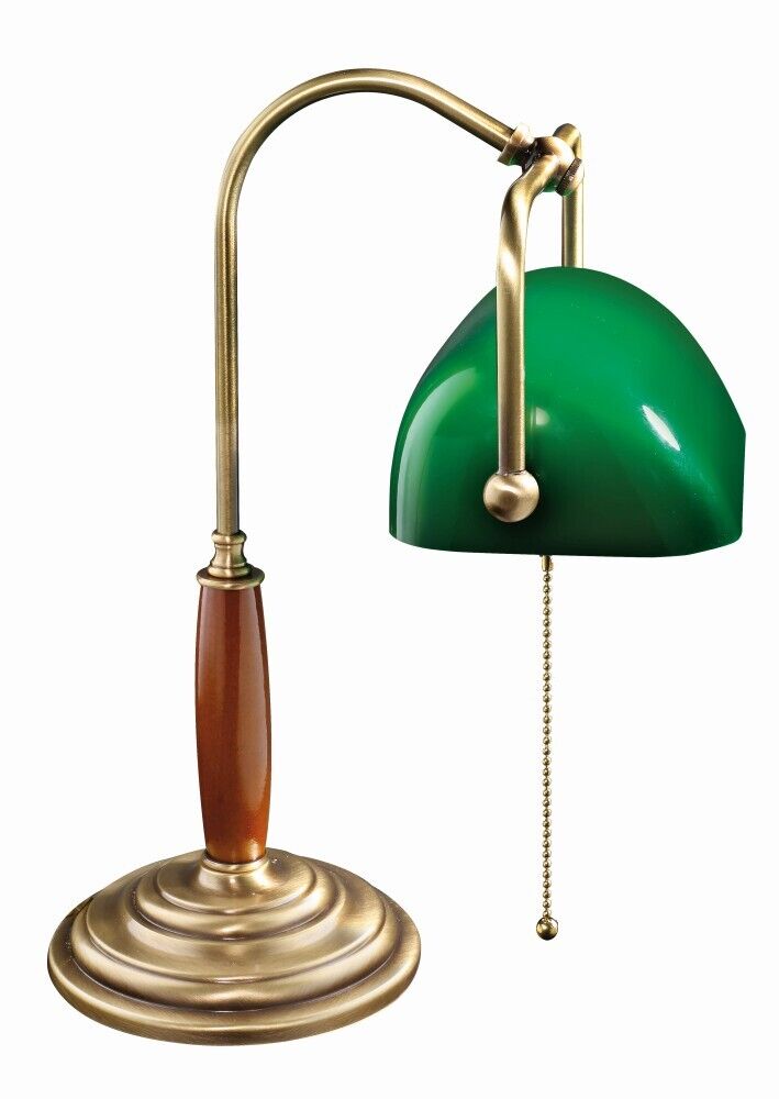 gblm1201aobs-tischleuchte-vintage-bronze-hell-gruen Tischlampe, Grün, Metall, Holzgriff, Kettenzug