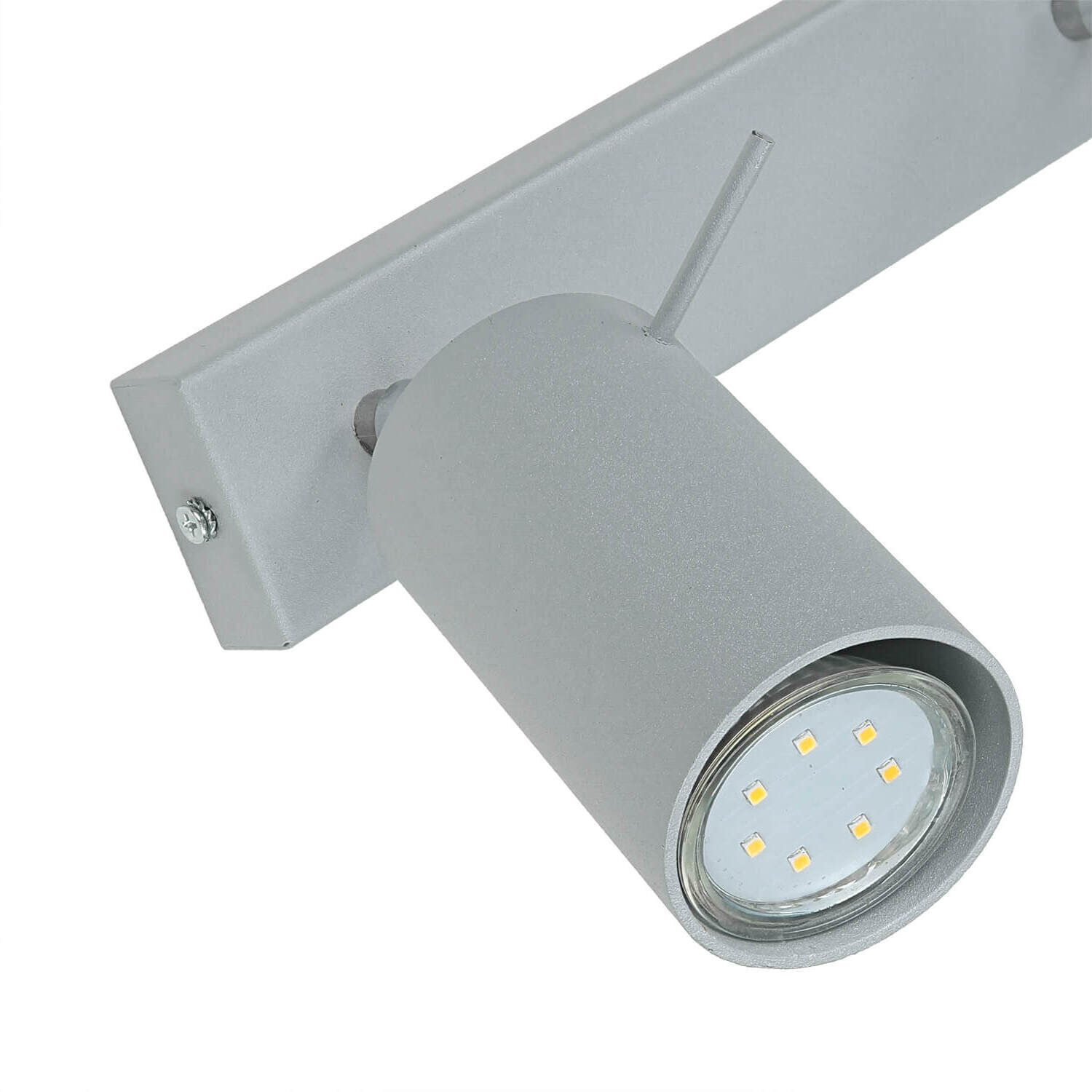 Moderner Deckenstrahler ETNA Grau 80 cm lang Beleuchtung, Drinnen