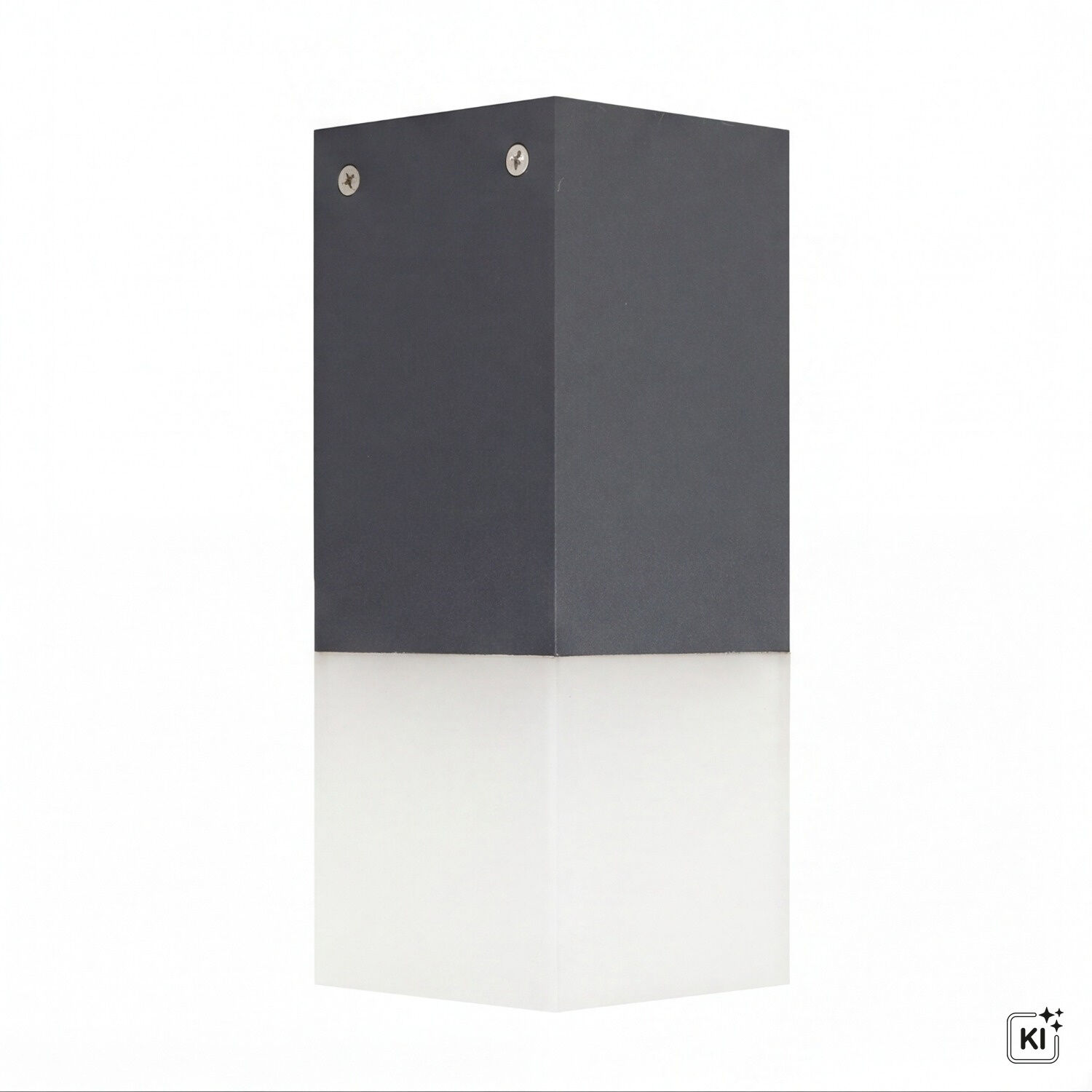schwarz, würfel, lampe, würfelform, metall
