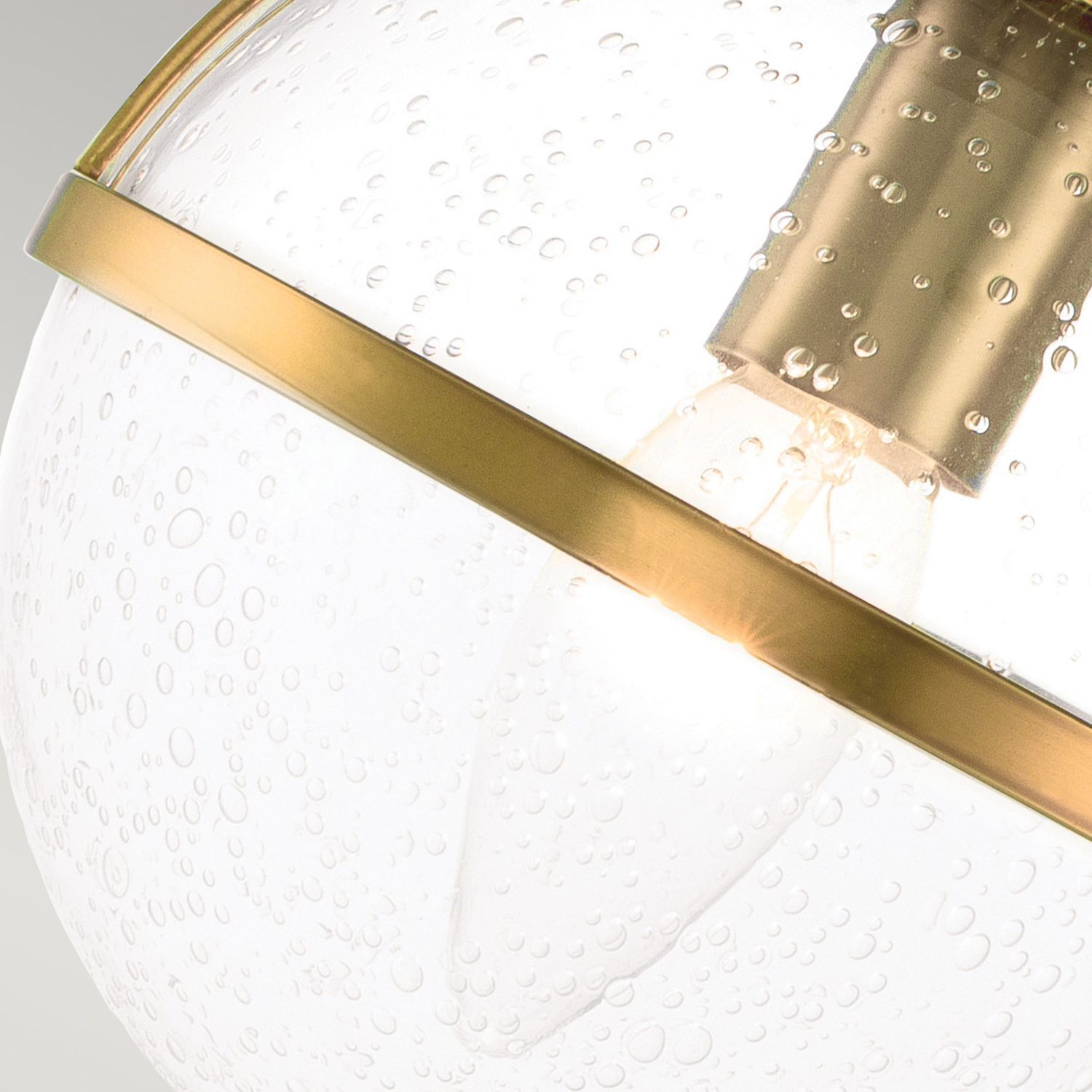 Badlampe Spiegel Metall Glas B: 38,1 cm IP44 in Messing Antik