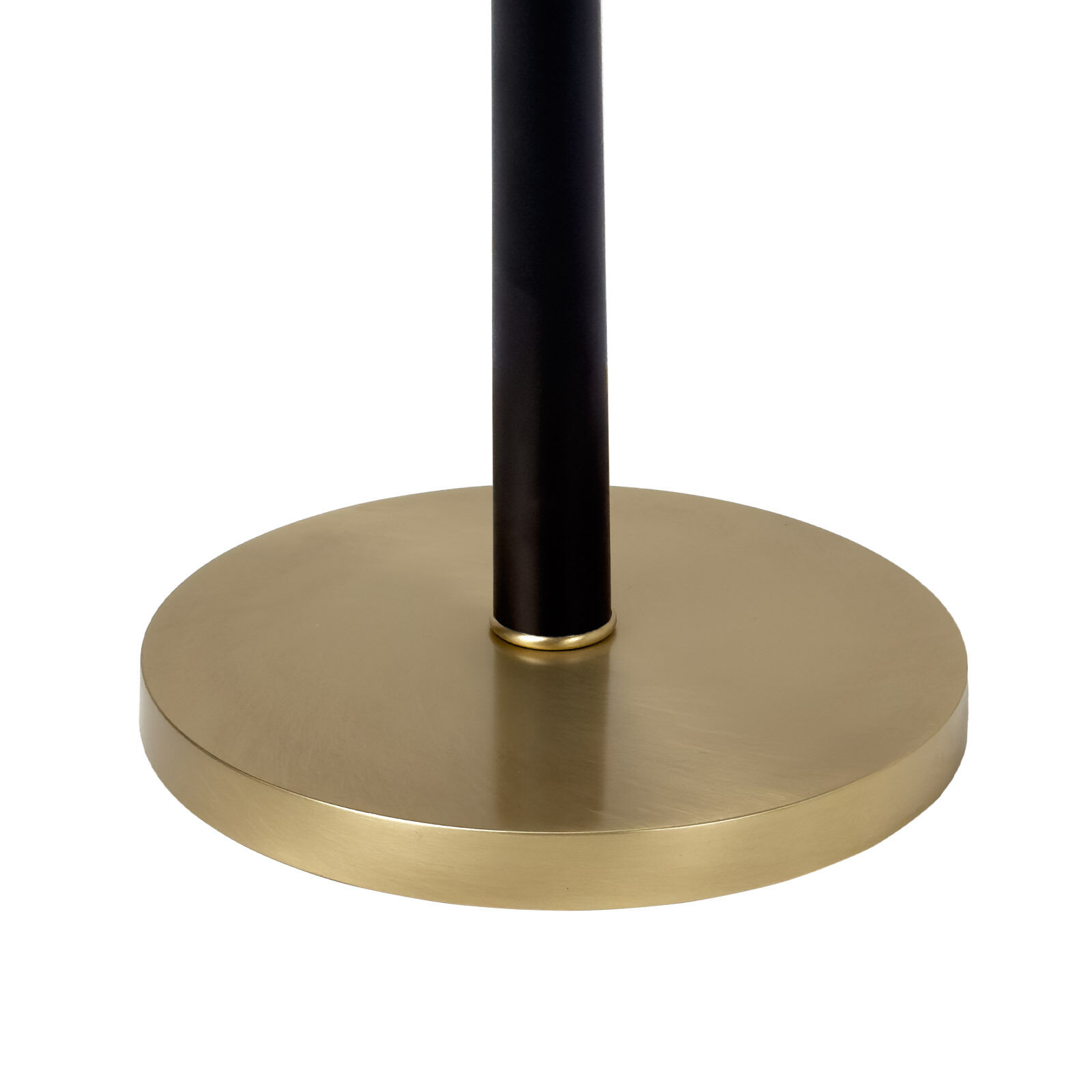 LED Stehleuchte Wohnzimmer 145 cm Eisen Messing massiv Moebel