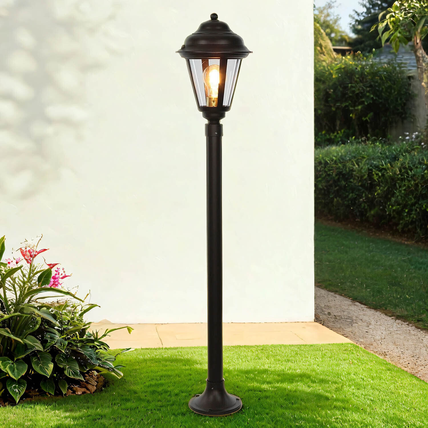 Laternenpfahl, Lampe