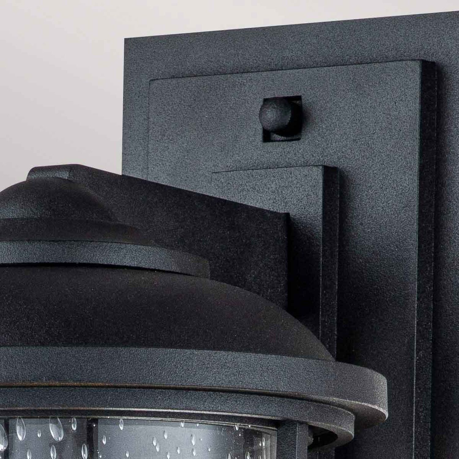 Außenwandlampe E27 IP44 H: 35,2 cm Schwarz Maritim