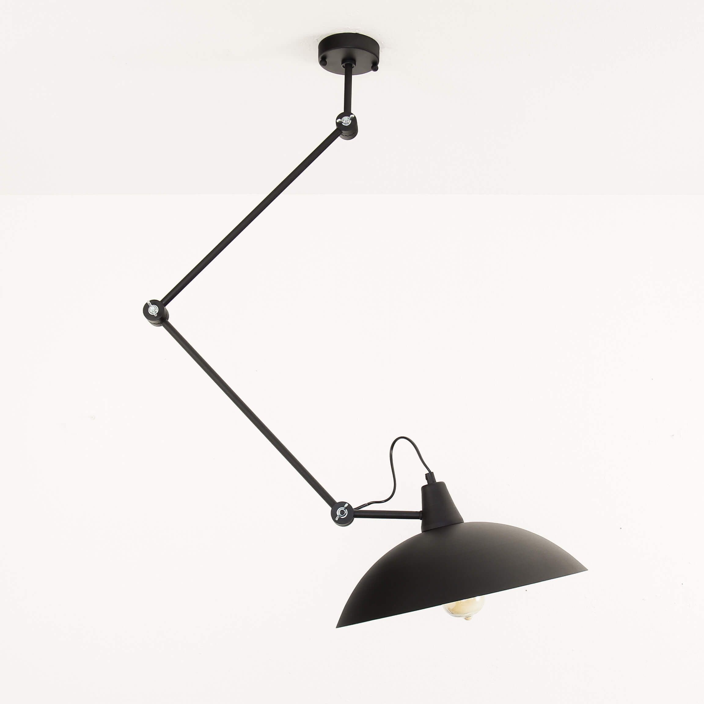 Schwarze Deckenlampe Wohnzimmer Leuchte Decke