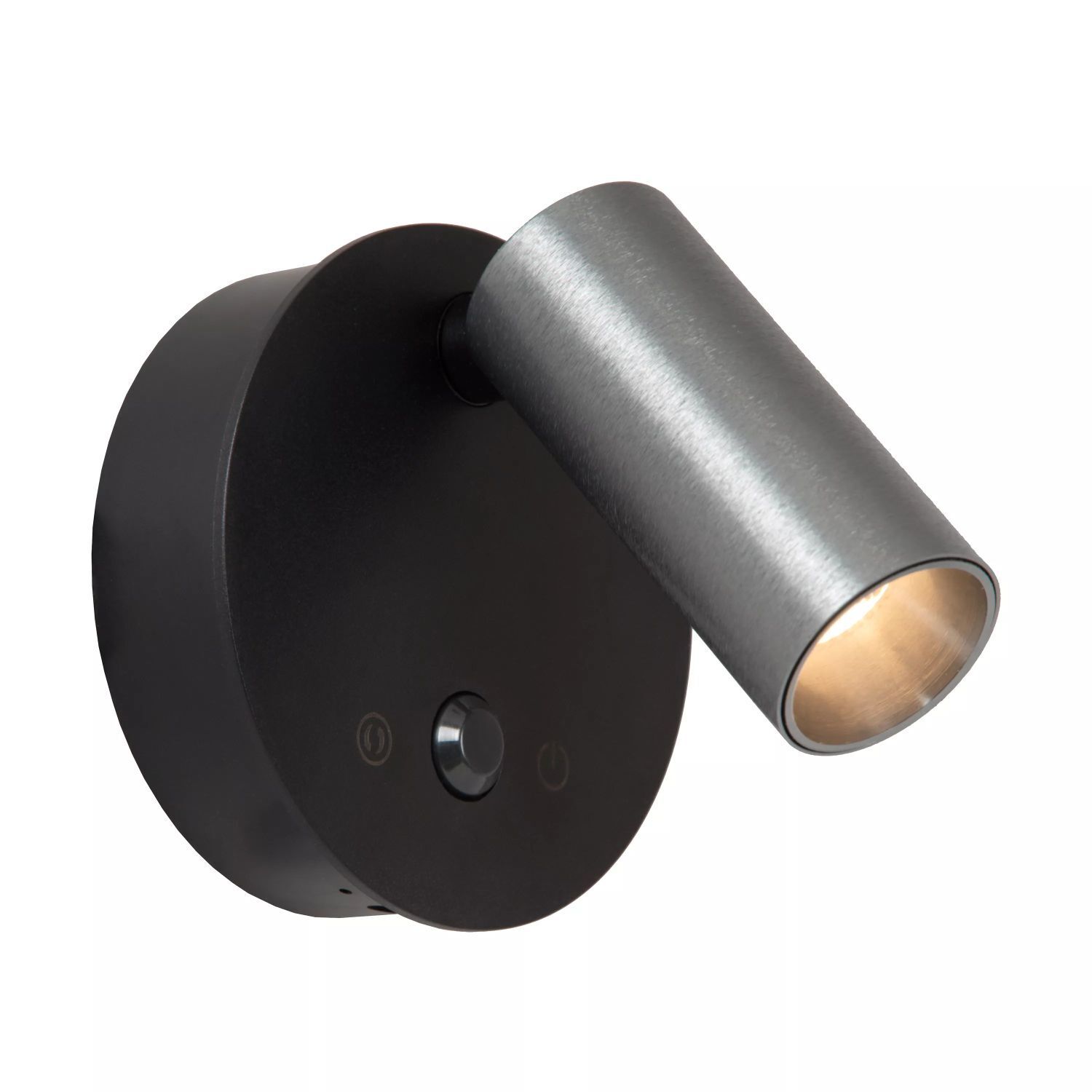 LED Akku Wandstrahler Sensor Grau Schwarz 2700-4000 K