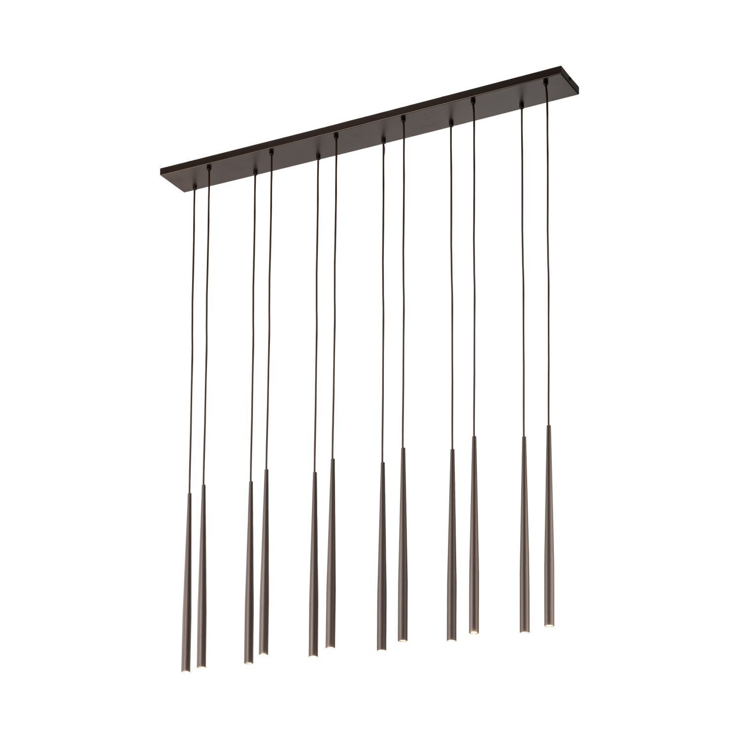 Suspension métal brun H : max. 1,4 m réglable L : 1,2 m