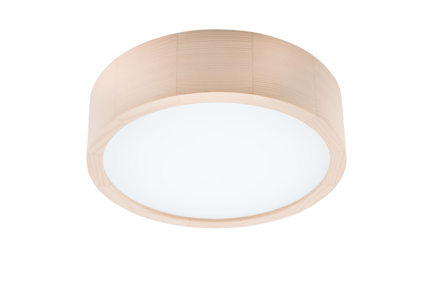 Plafonnier LED Bois rond Moderne Salon