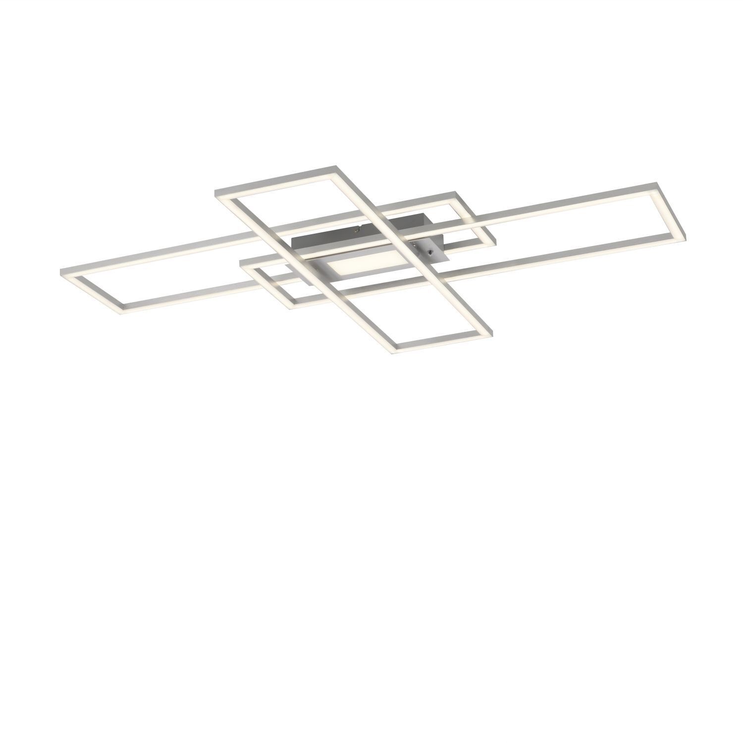 LED Deckenlampe dimmbar Metall in Stahl L:98,9 cm 45 W
