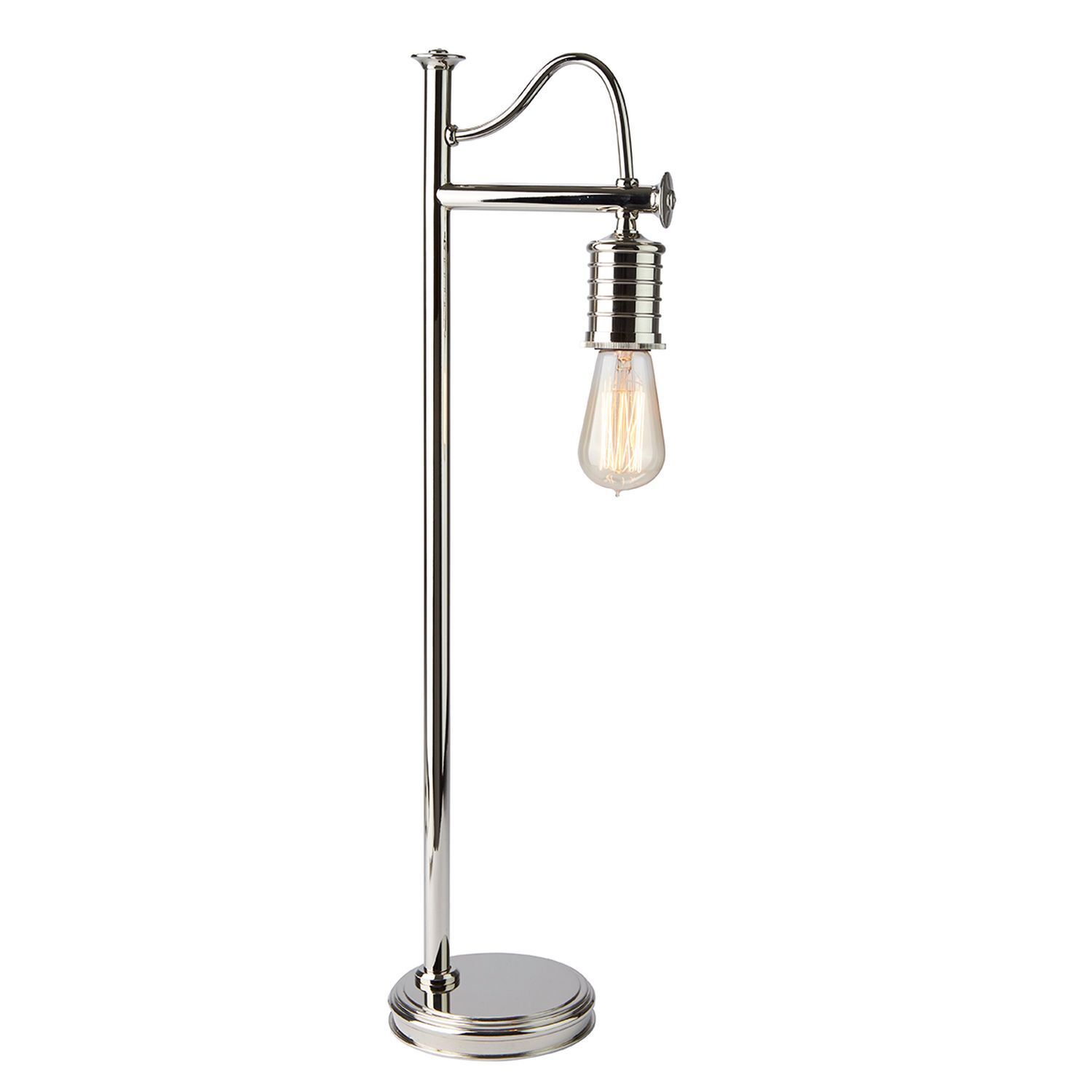 Lampe de table COLGAR laiton H:69cm Lampe industrielle Lampe, Licht, Drinnen, Zimmer, Duscharmatur