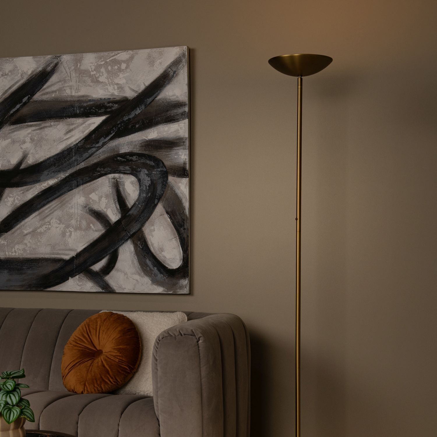 Lampe, Stehlampe, Kunst, Malerei