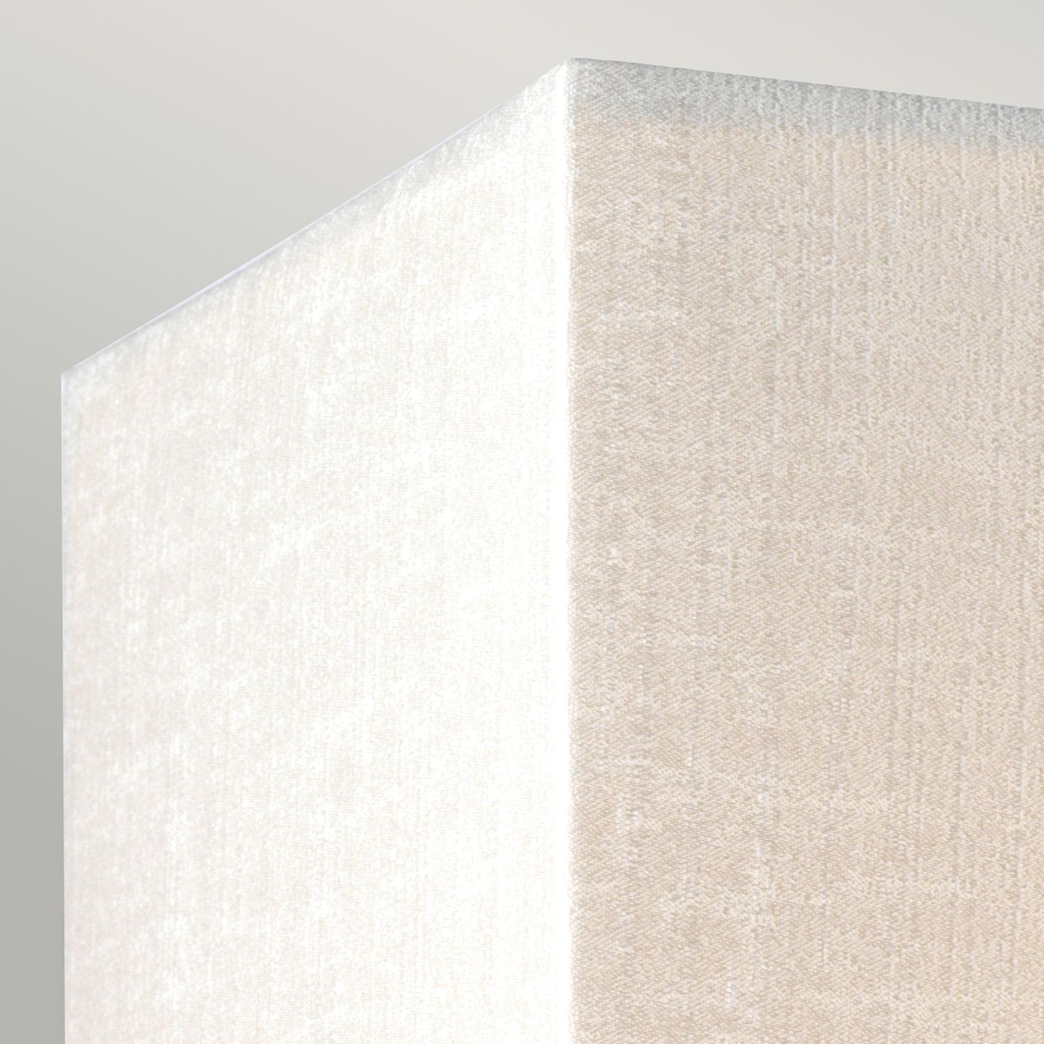 Wandleuchte Stoff Schirm Up Down Creme Chrom NADATILA Lampe, Dekoration für Zuhause, Leinen