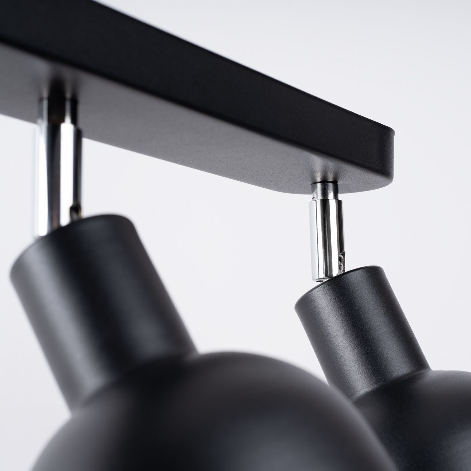 deckenleuchte, spots, stahl, schwarz, pendelleuchte