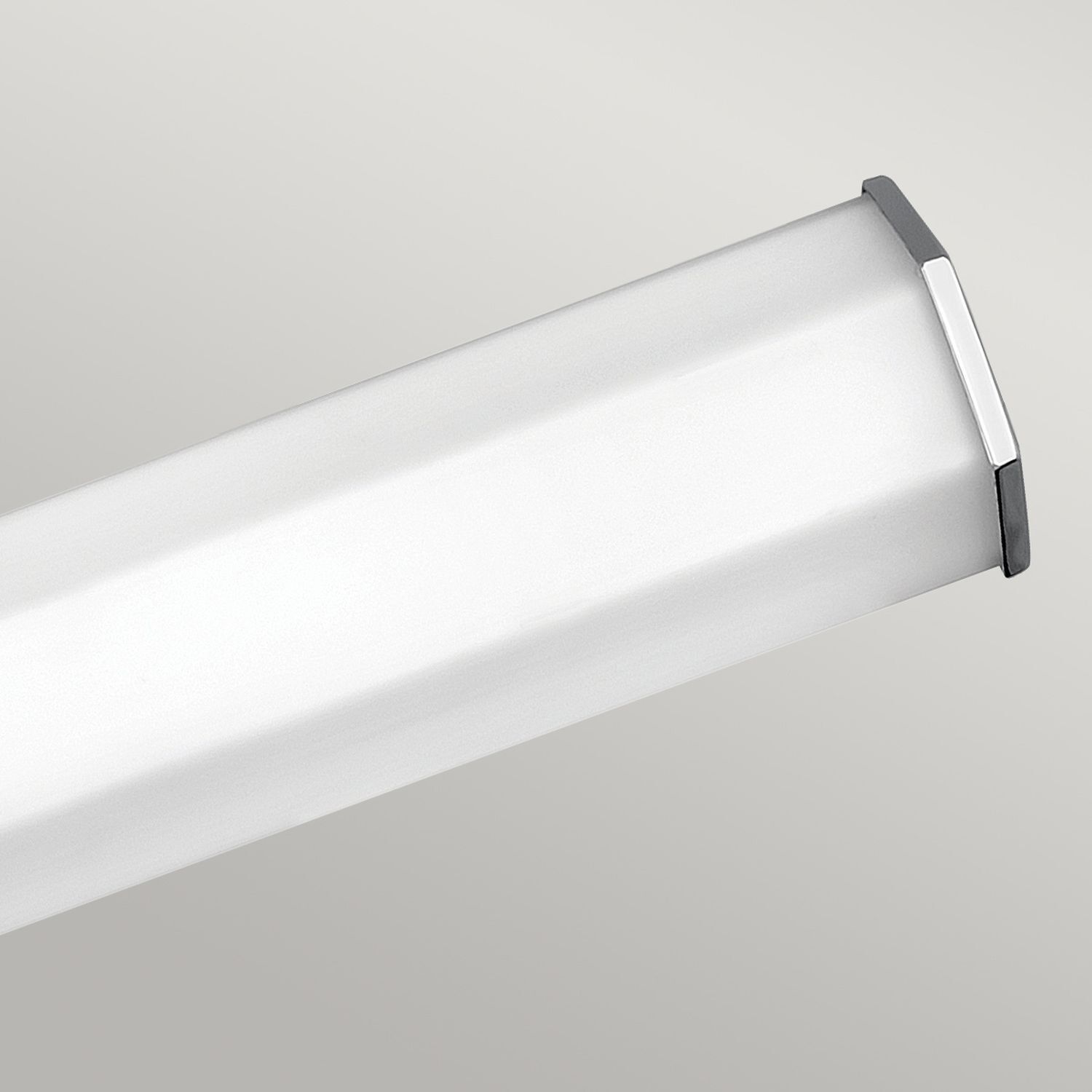 LED Badezimmerleuchte Wand Chrom Weiß IP44 65,9 cm Aluminium