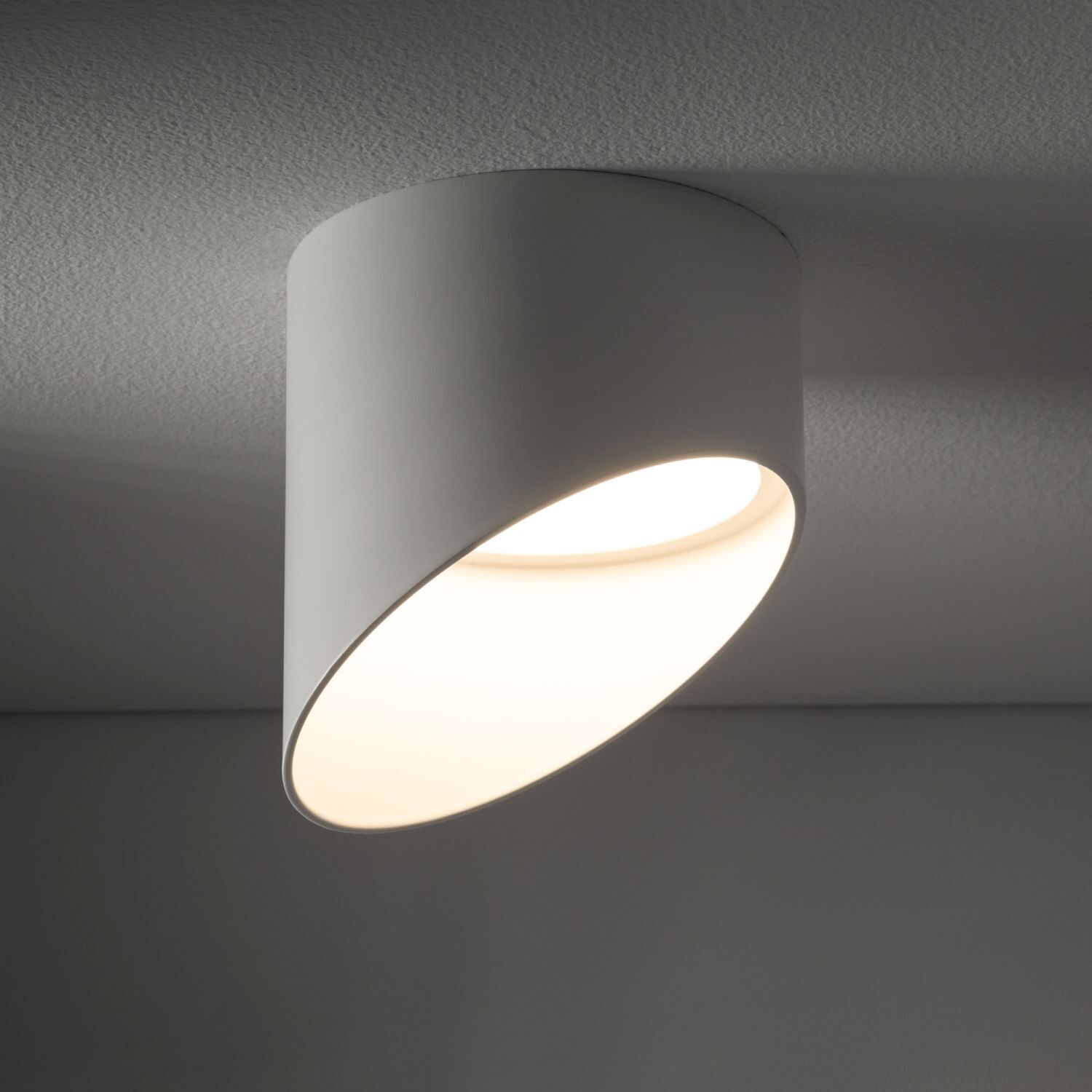 Spot encastré GX53 Blanc Aluminium Plafond encastré