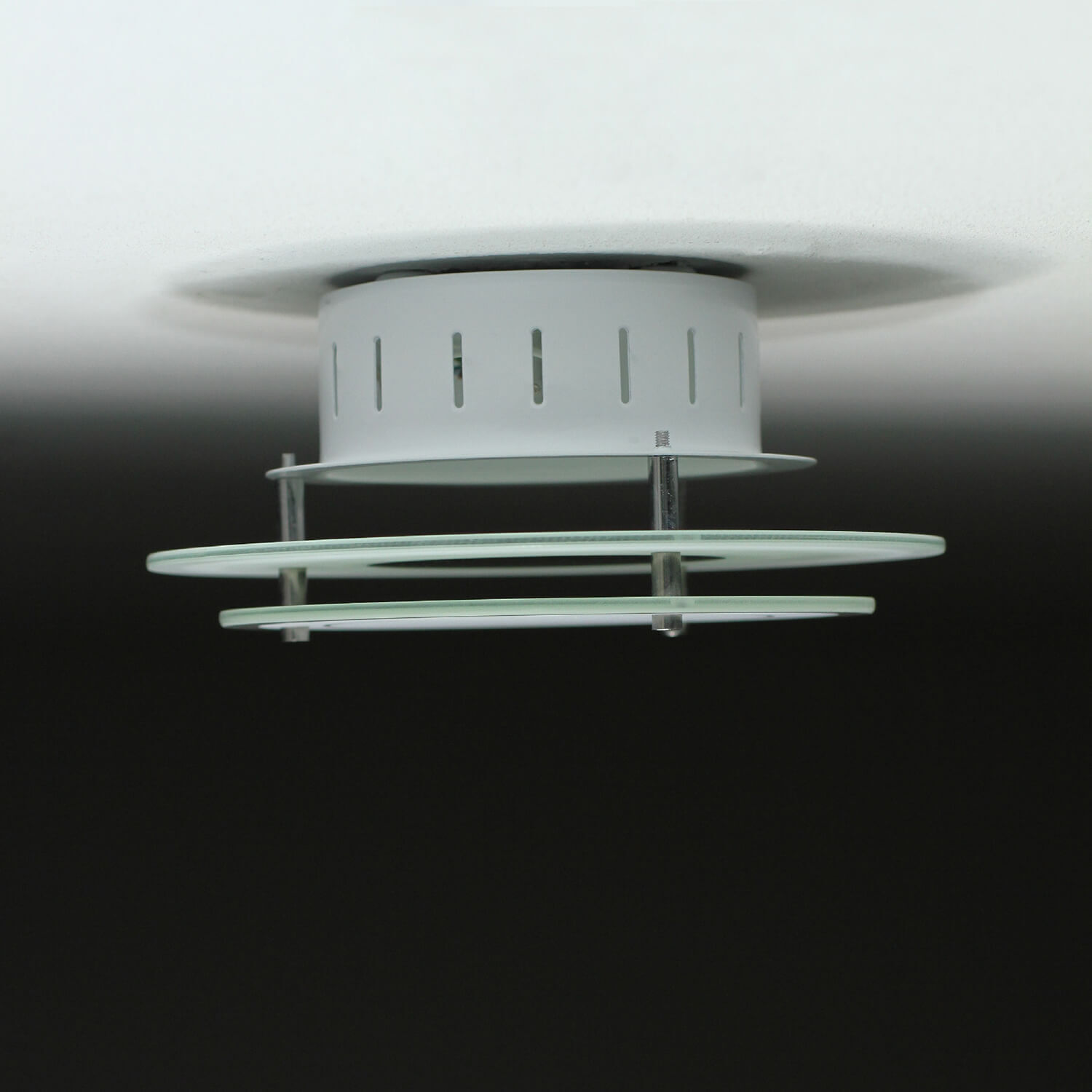 Deckenleuchte Glas Schirm Ø 22 cm rund blendarm Deckenleuchte