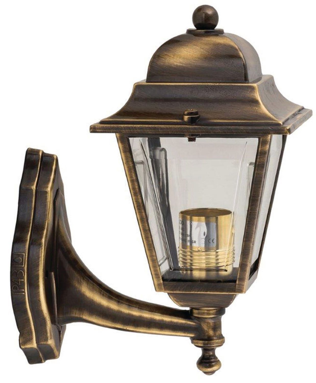 Lampe murale extérieure Laiton Rustique IP43 Maison Lampe de cour