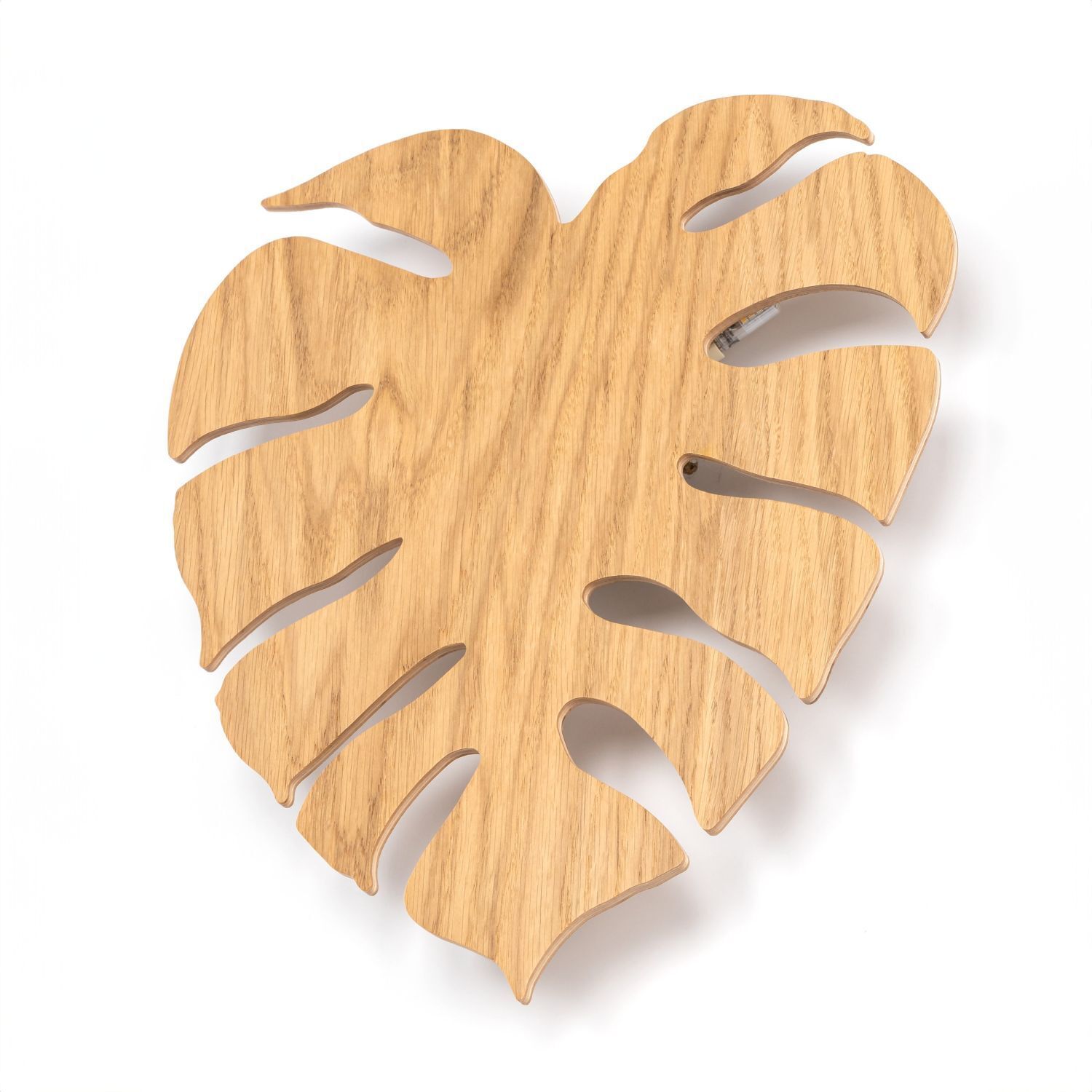 Applique décorative en bois Feuille lumière indirecte H : 40 3x G9 Holz, Sperrholz