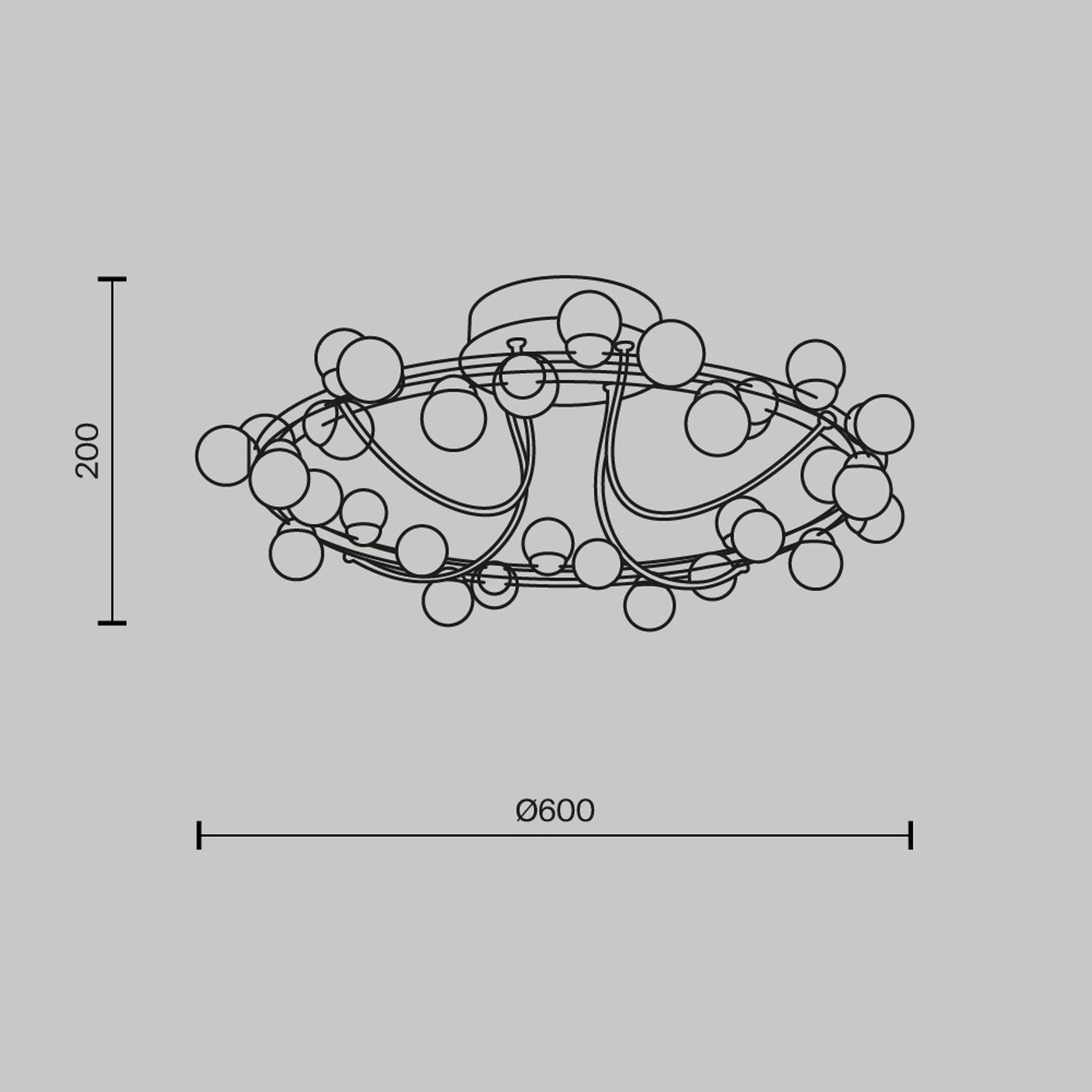 LED Deckenleuchte Edelstahl Ø 60 cm in Gold Weiß Modern Leuchter, Lampe, Zubehör, Brillen