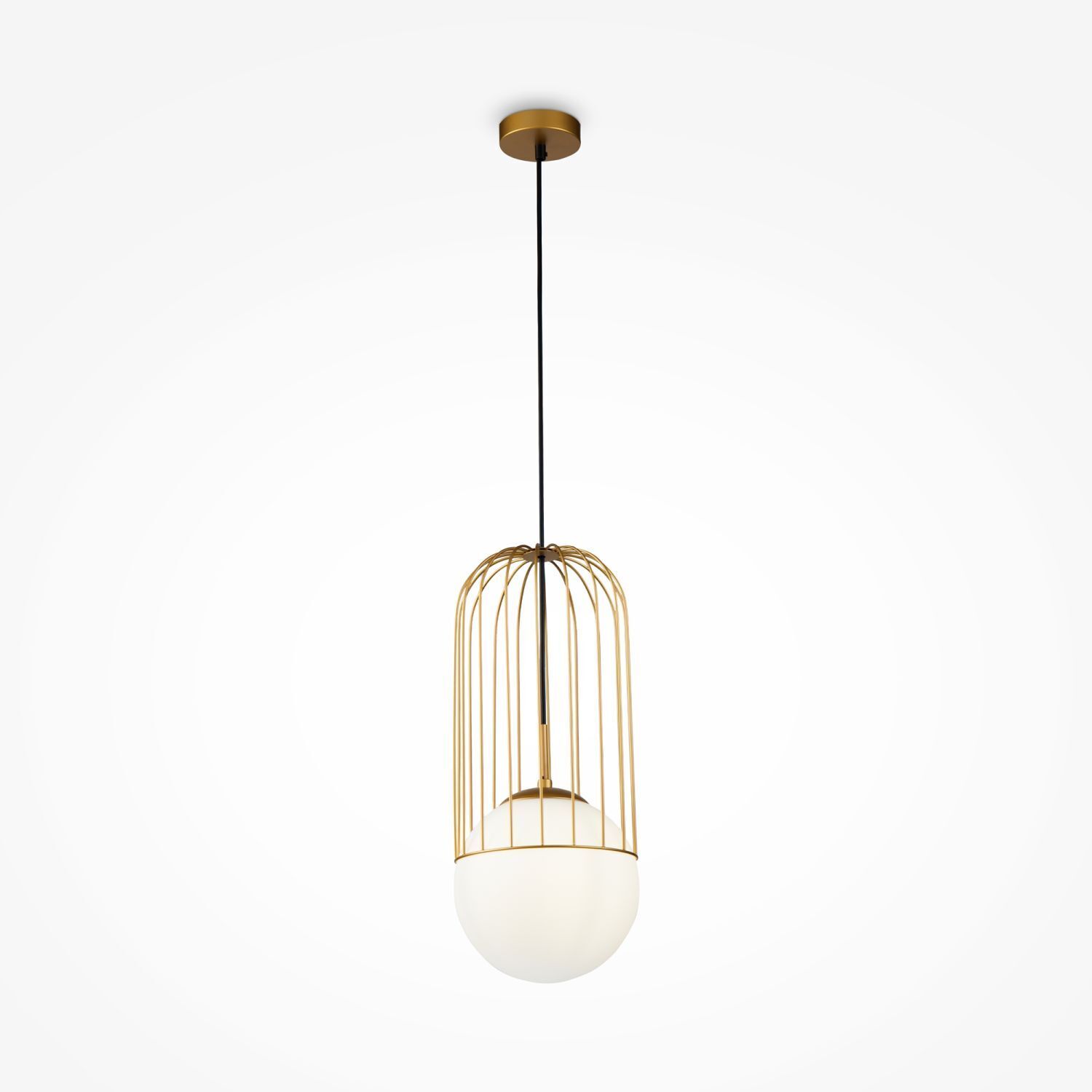 Suspension métal verre Ø 20 cm H : max. 176 cm E27