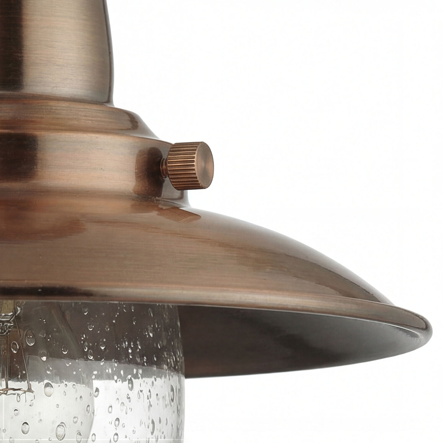 wandlampe-metall-in-kupfer-wandleuchte-zugschalter-maritim-schiffsleuchten-innen-le14140-05 Lampe, Hängelampe, Metall, Kupfer, Glasschirm