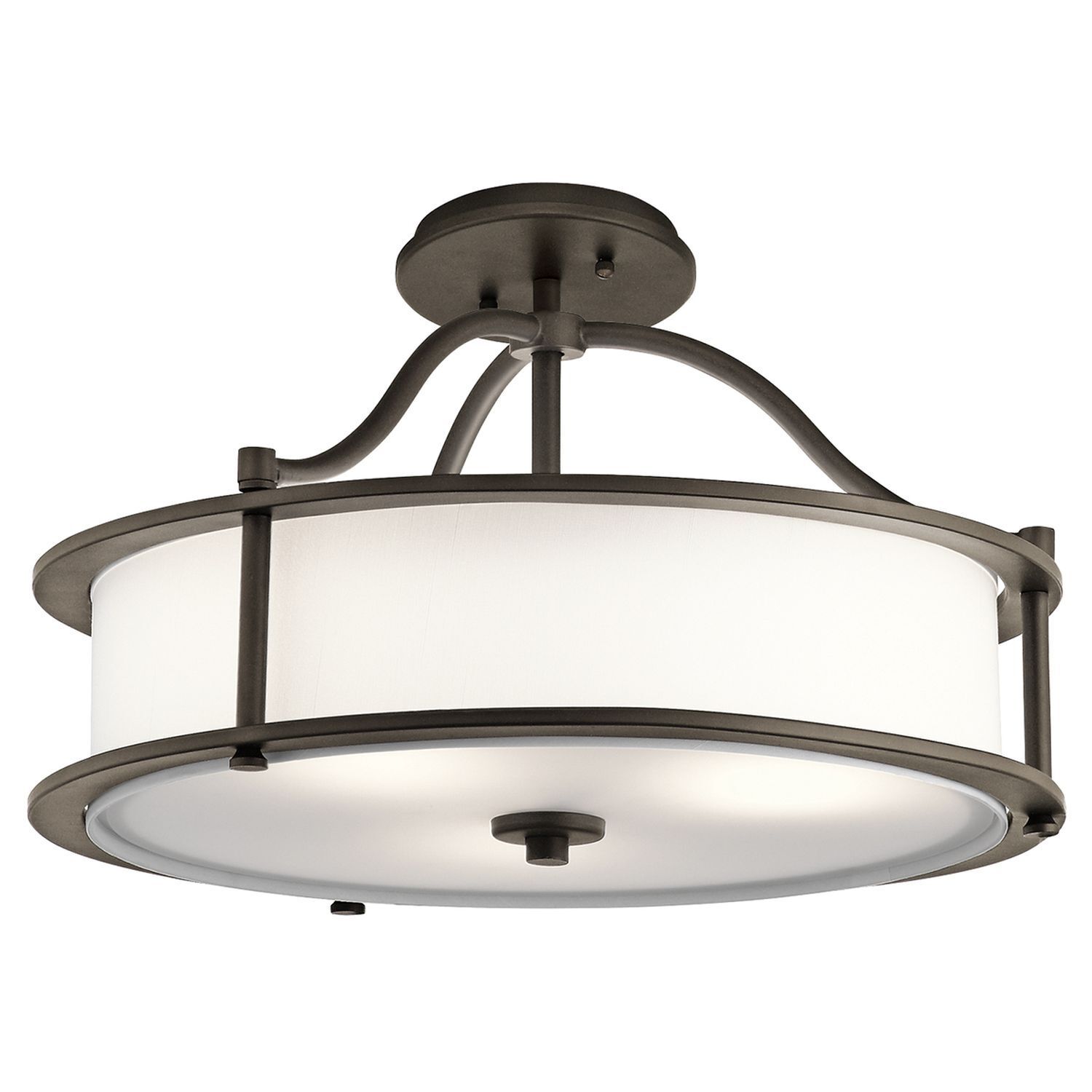 Suspension CORDA Bronze Ø46cm réglable Lampe