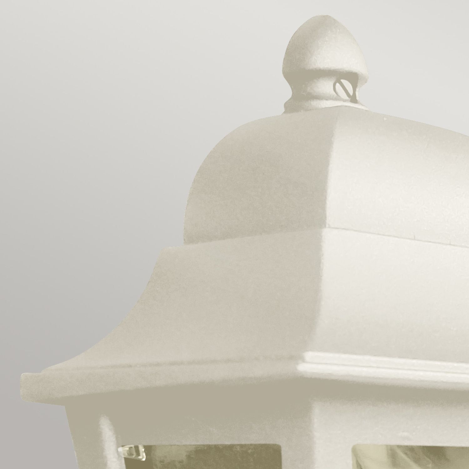 Außenleuchte Wand IP44 in Creme Rustikal E27 H: 32,5 cm Gebäude, Kuppel, Lampe, Deckenventilator, Elektrisches Gerät