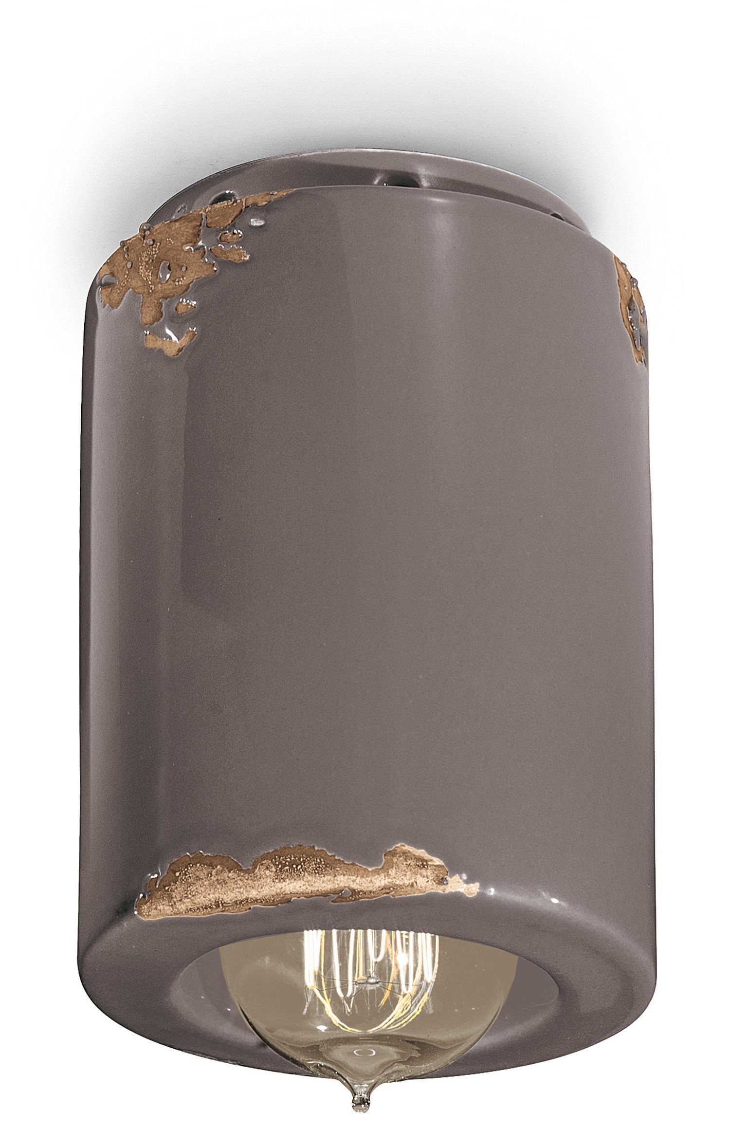 Spot Lampe Decke Keramik E14 Ø 8,5 cm Aufputz rund