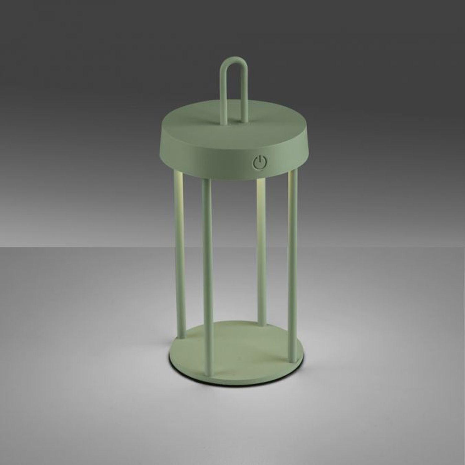 Lampe de table LED rechargeable Aluminium dimmable IP44 2 W Vert