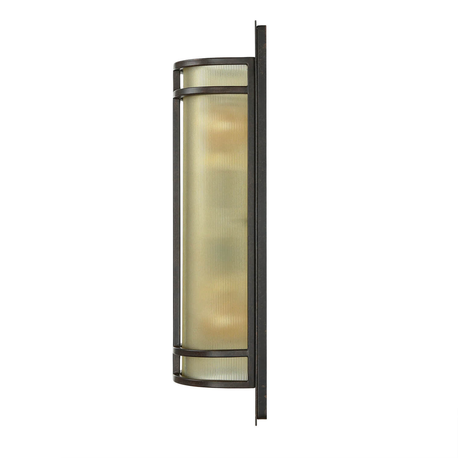 wandleuchte-wandlampe-shoji-bronze-antik-creme-artdeco-jugendstil-5 Wandleuchte, Außenleuchte, Gelblicher Glasdiffusor, Wandlampe, Metallrahmen