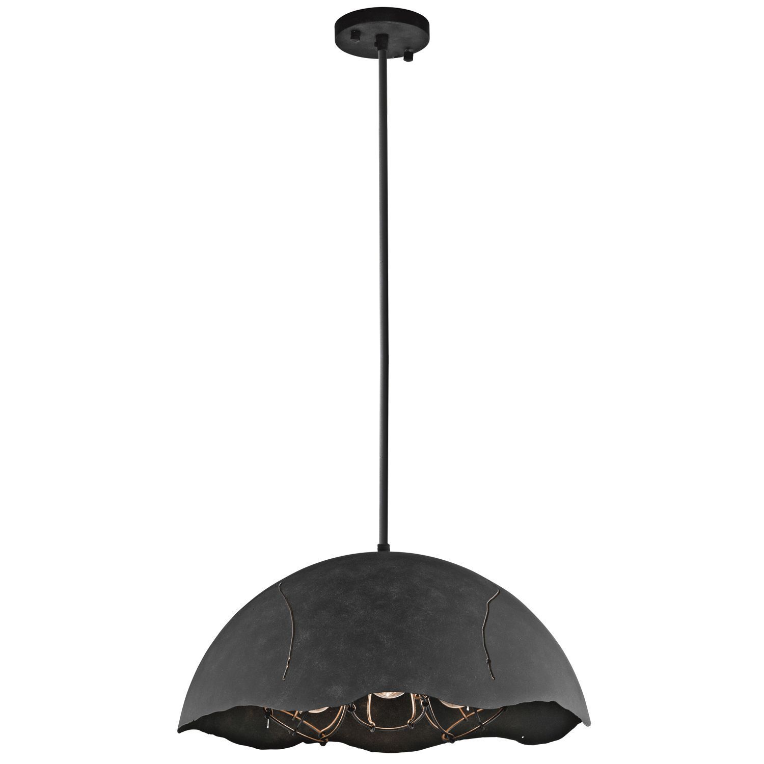 Deckenlampe Metall Industrial Design Ø49,5cm OLATILA
