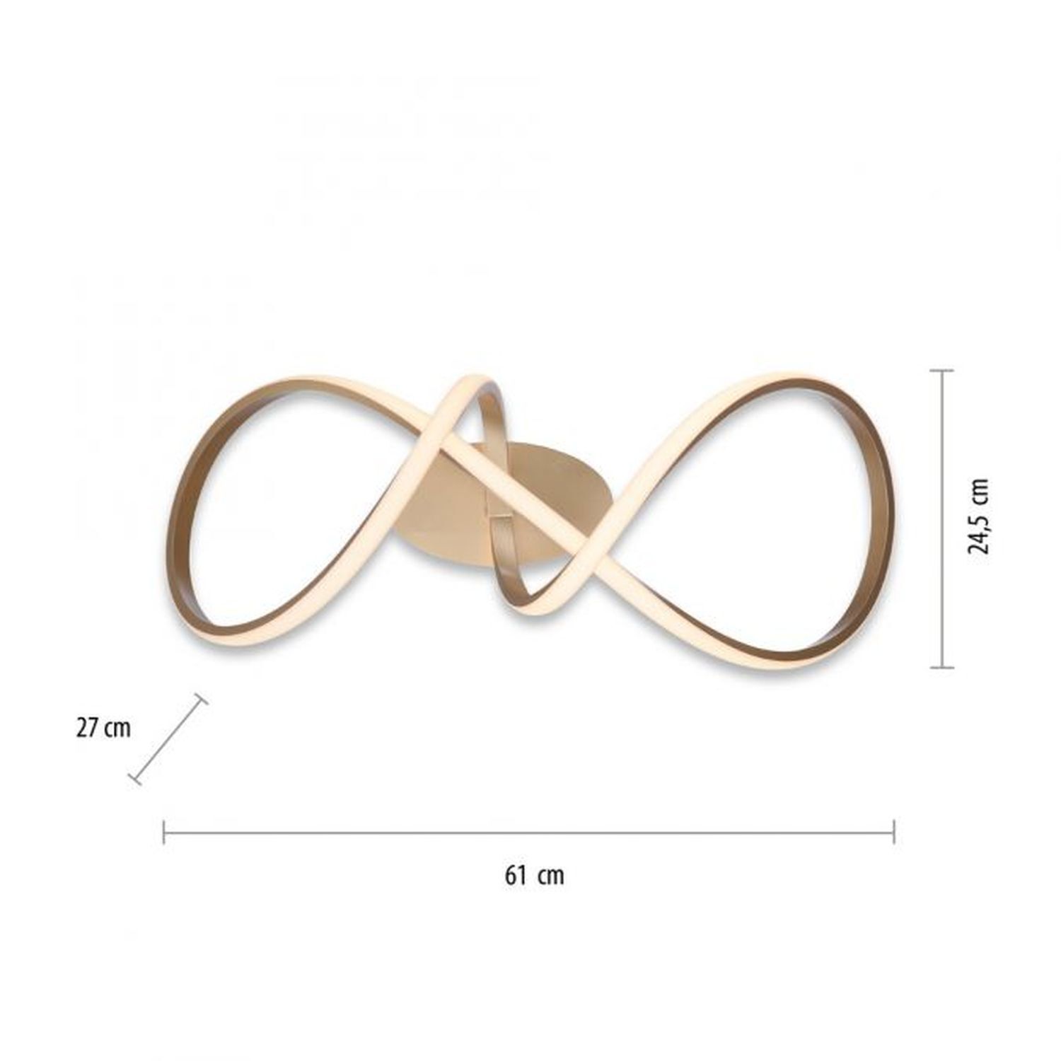 Lampe de plafonnier LED à intensité variable en laiton 3000 K blanc chaud Manschette, Zubehör, Löffel, Handlung, Brillen