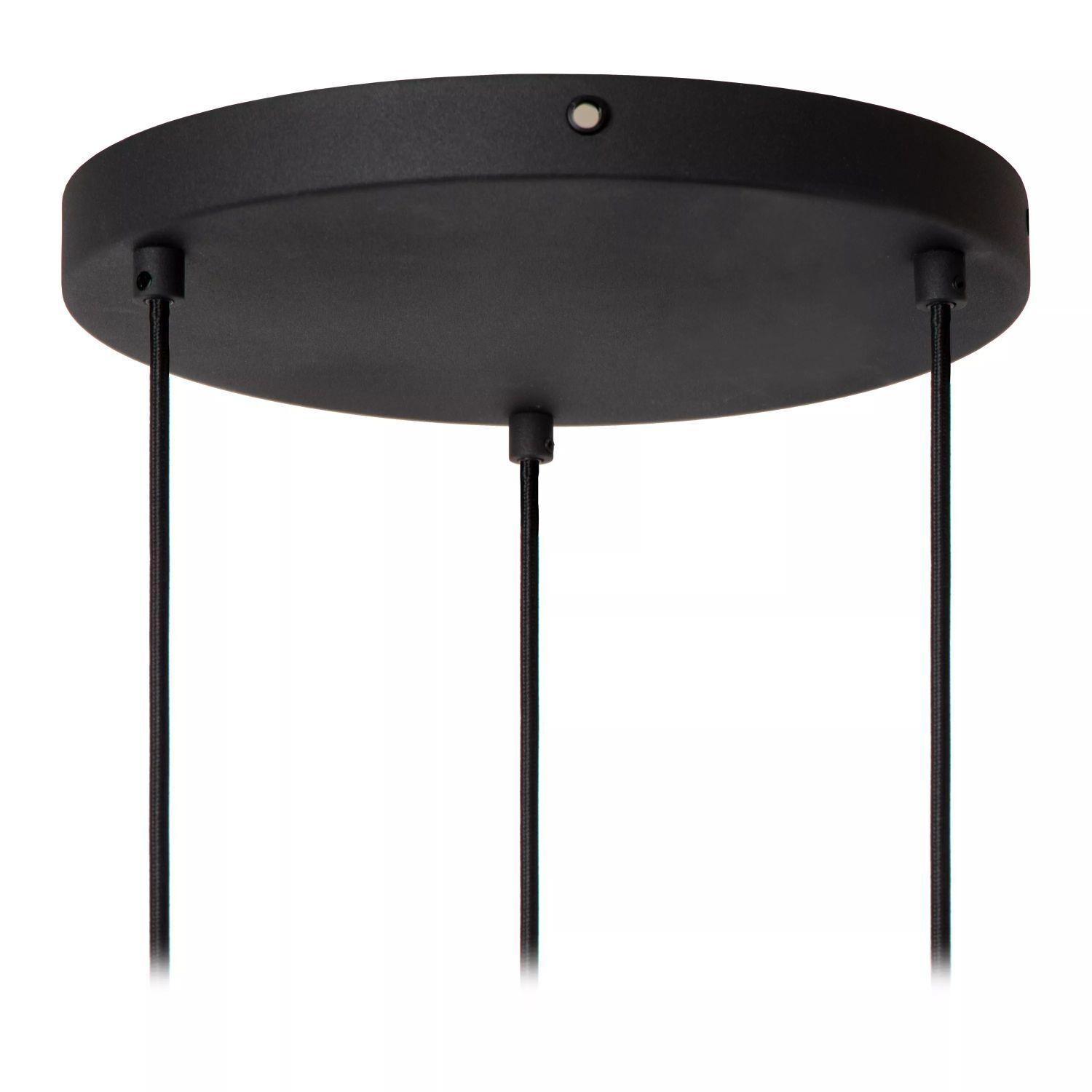 Hängelampe Filz Metall Grau Schwarz E27 B:50 cm 3-flmg Deckenleuchte, Gerät, Fön, Elektrisches Gerät