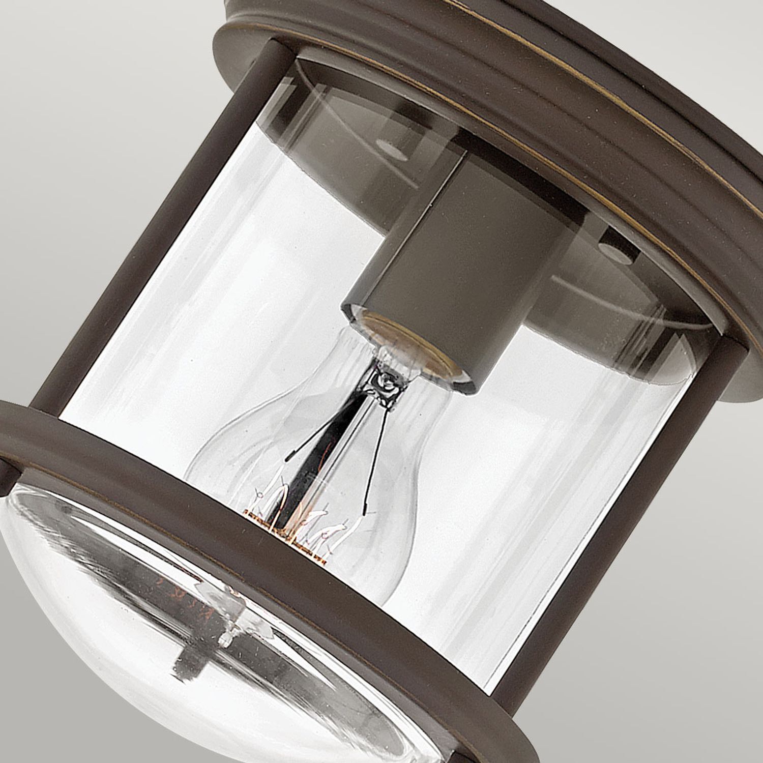 Plafonnier salle de bain verre métal E27 IP44 Ø 19,6 cm rond