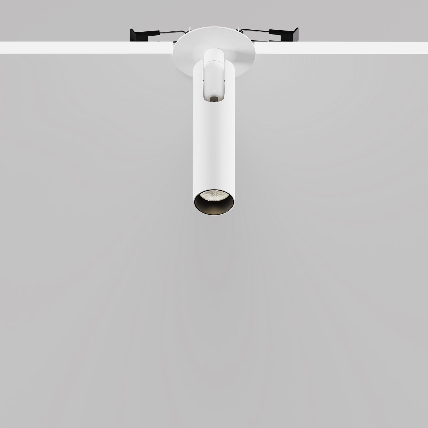 -Pendant light, Spotlight, Cylindrical, White, Deckenleuchte