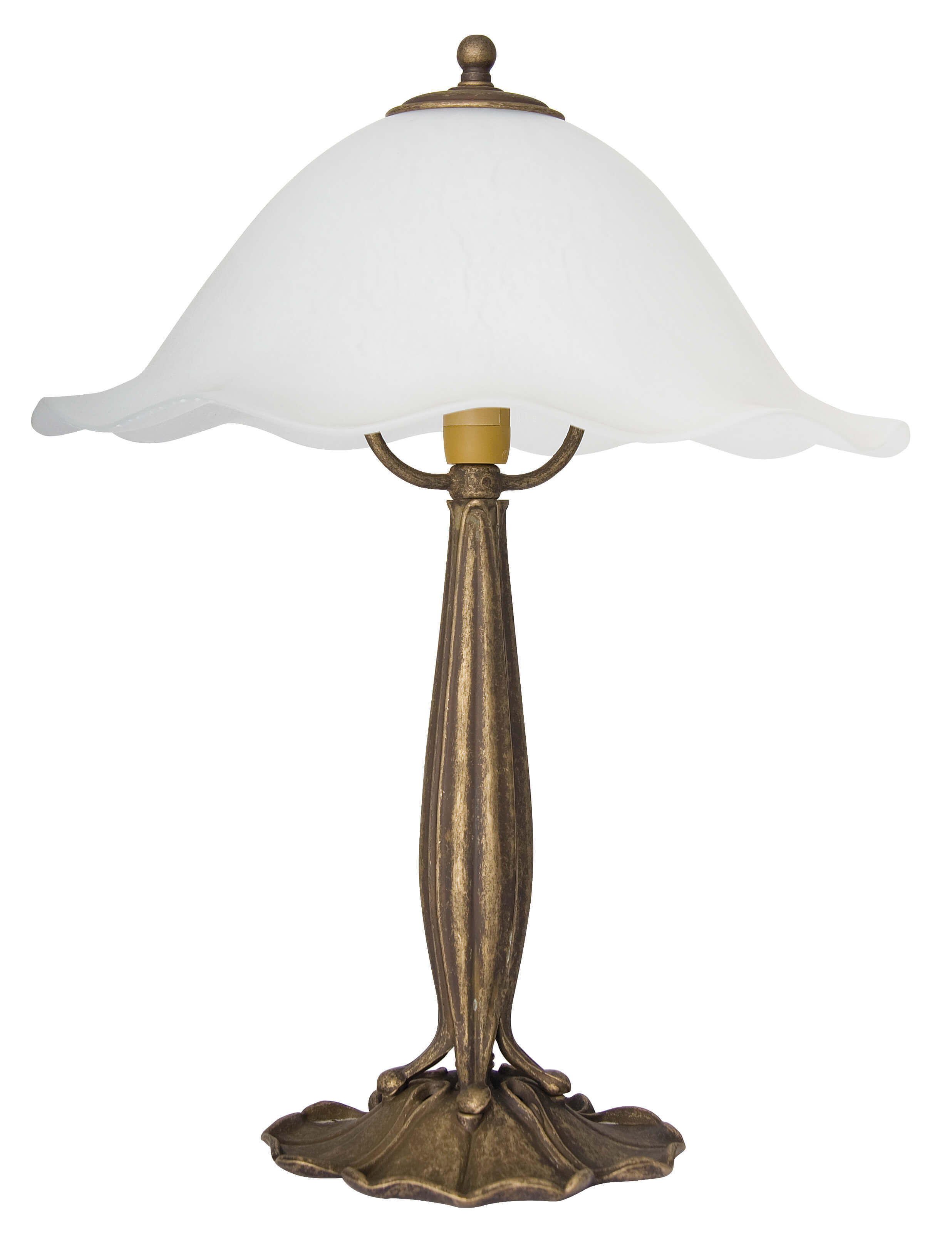 Lampe de table florale Mughetto Blanc