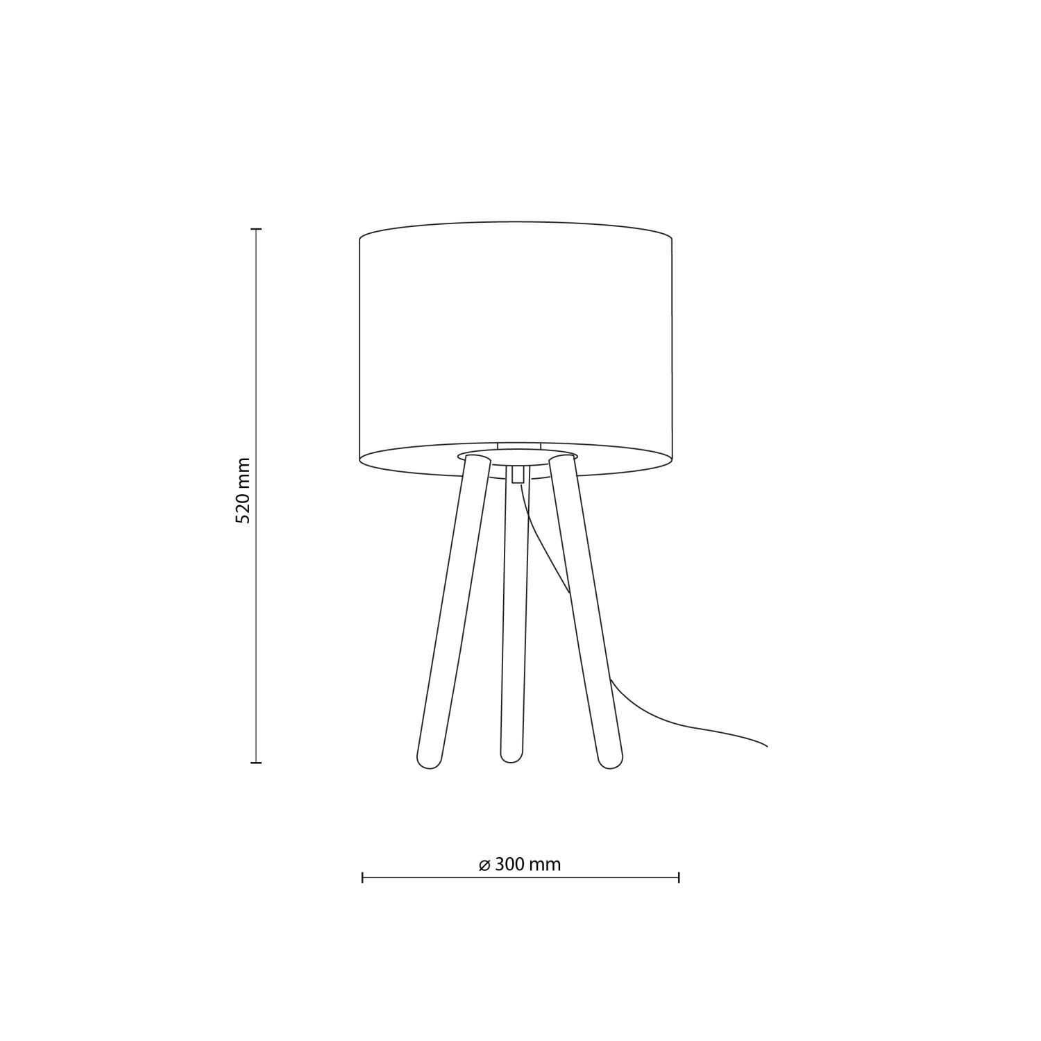le60792-tischlampe-holz-stoff-46-cm-klein-natur-skandinavisch-e27-tischleuchte-dreibein-8 Stehlampe, Kaminschnitt, Holzbeine, Schirmlampen, Nordic Stil