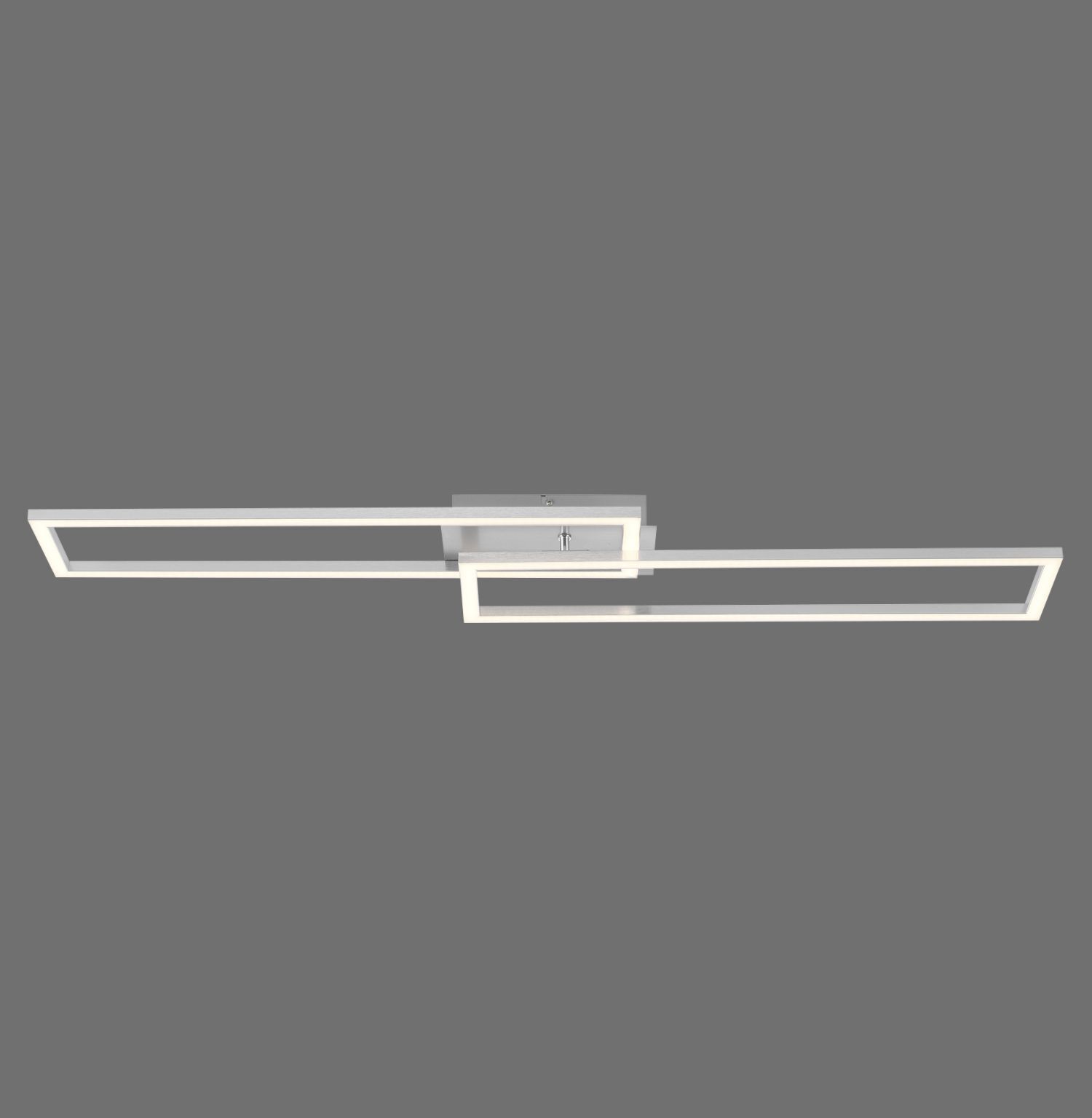 Dimmbare LED Deckenleuchte in Stahl 3000 K L:102 cm