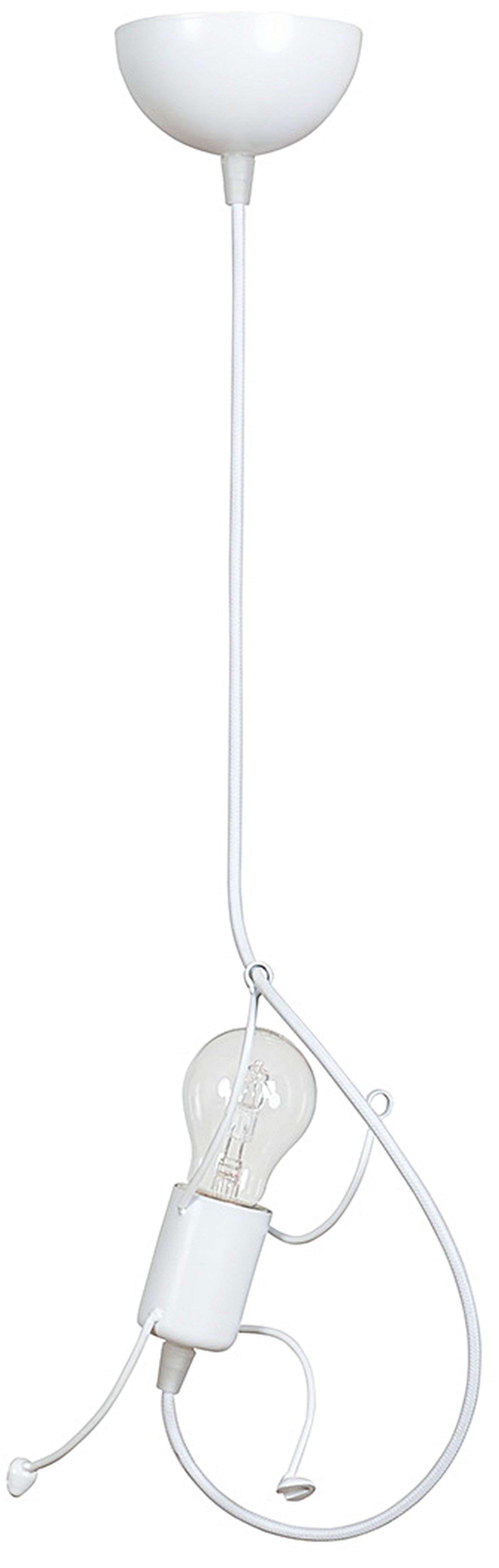 Hängeleuchte Weiß Für Kinder verspielt E27 Bobby Lampe, Mobiliar