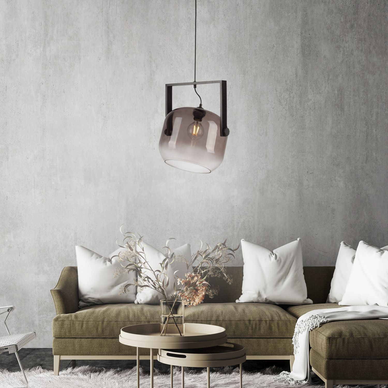 Dekoration für Zuhause, Kissen, Lampe, Innenarchitektur