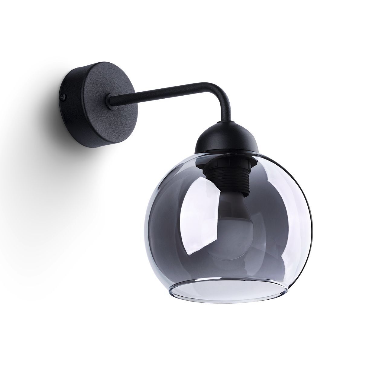 Wandlampe Rauchglas Modern elegant ALPHERG