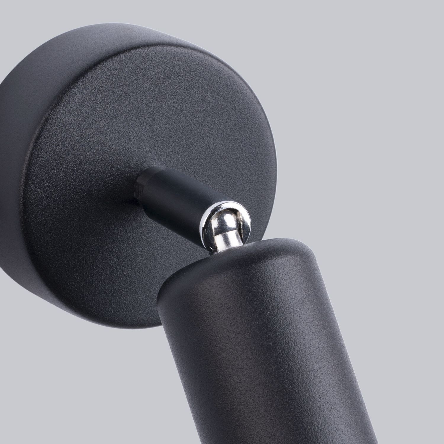 Spot Lampe murale noir rond Ø 8 cm petit pour E27